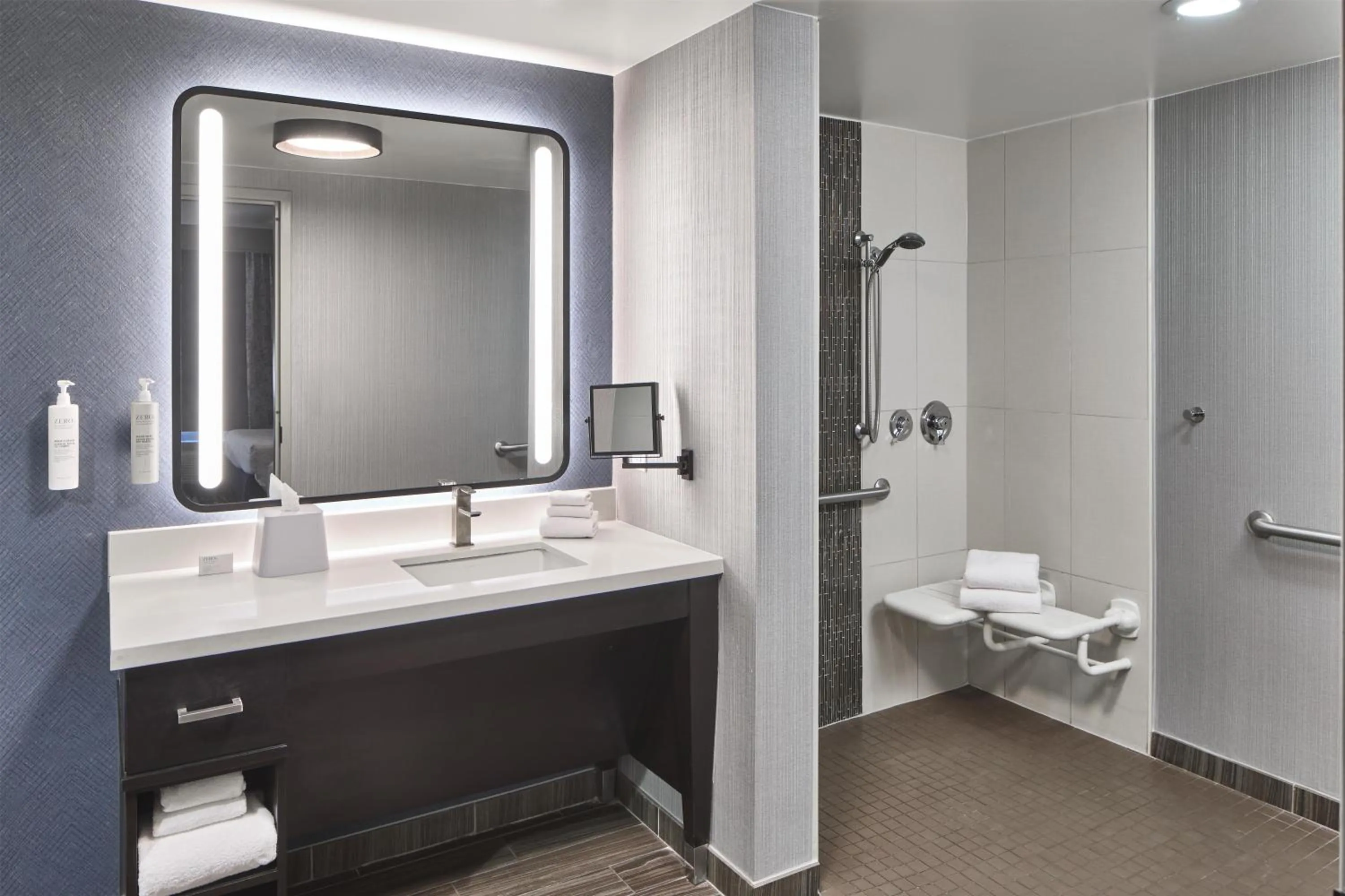 Bathroom in Homewood Suites Savannah Historic District/Riverfront