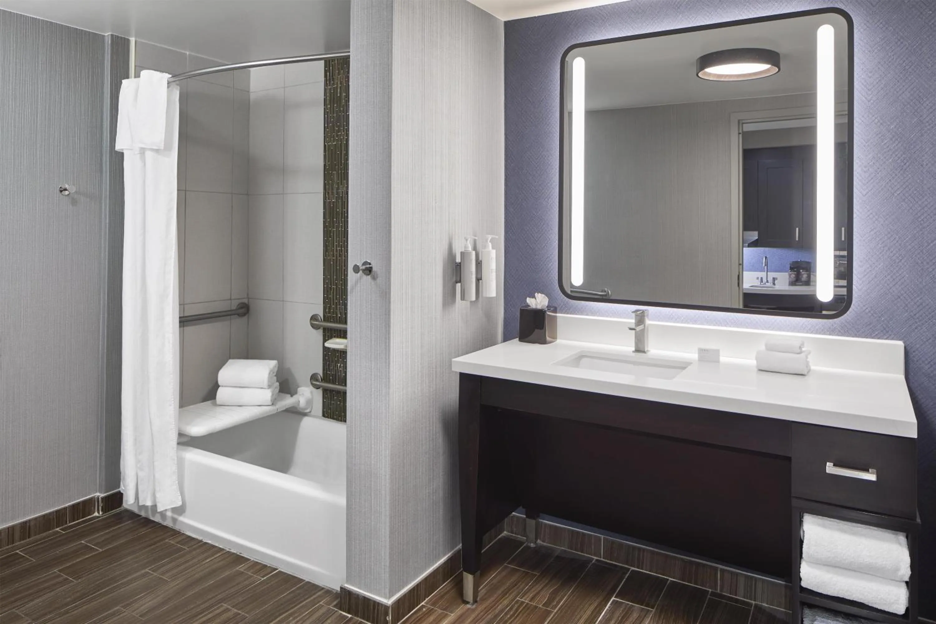 Bathroom in Homewood Suites Savannah Historic District/Riverfront