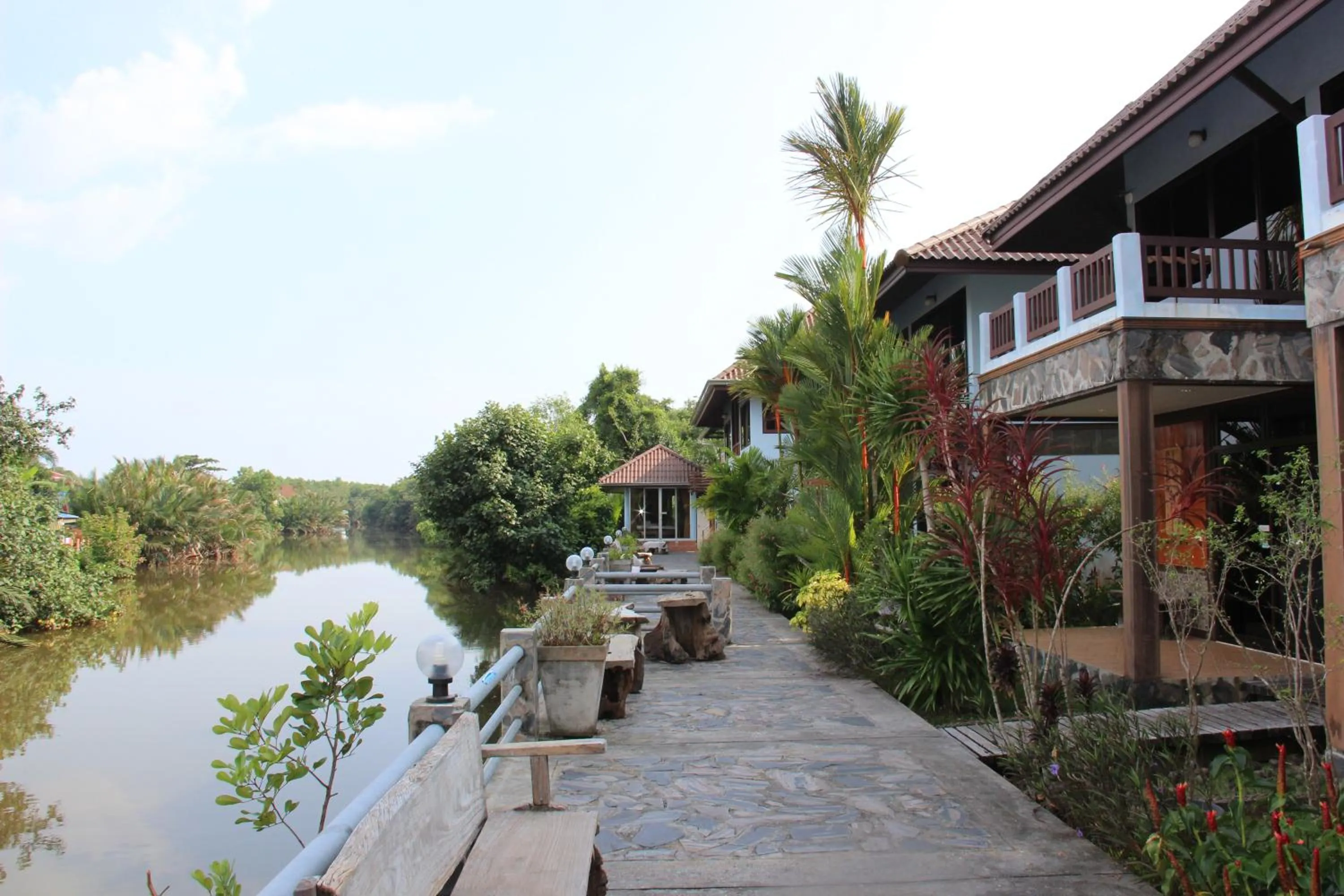 River view in BaanRimNam Resort Trat