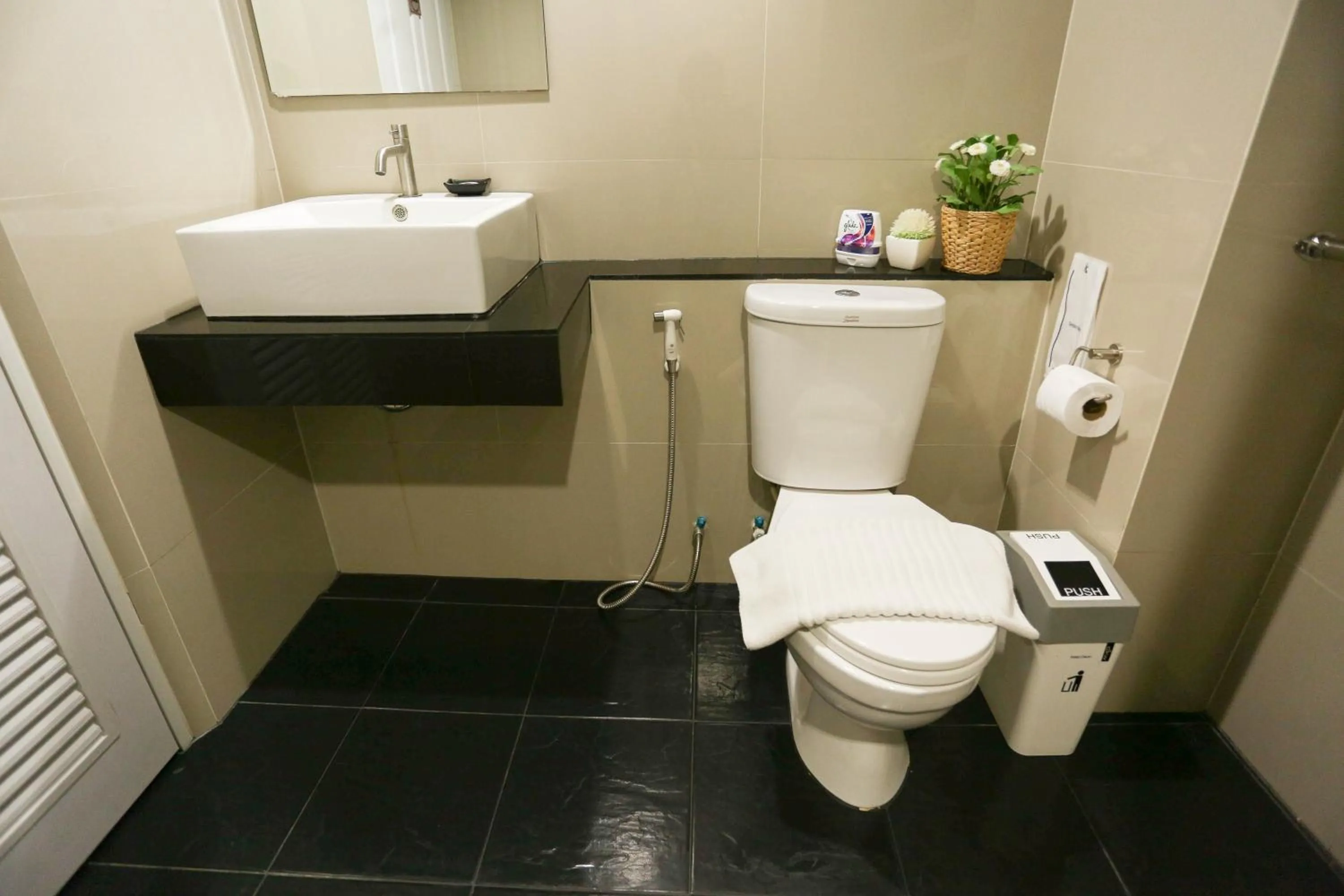 Bathroom in JK LIVING Hotel And Service Apartment