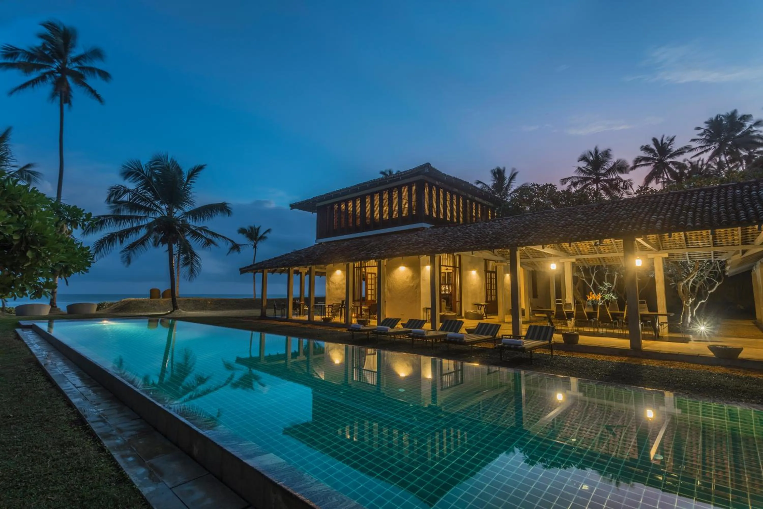 Swimming pool in The Frangipani Tree by Edwards Collection - Thalpe
