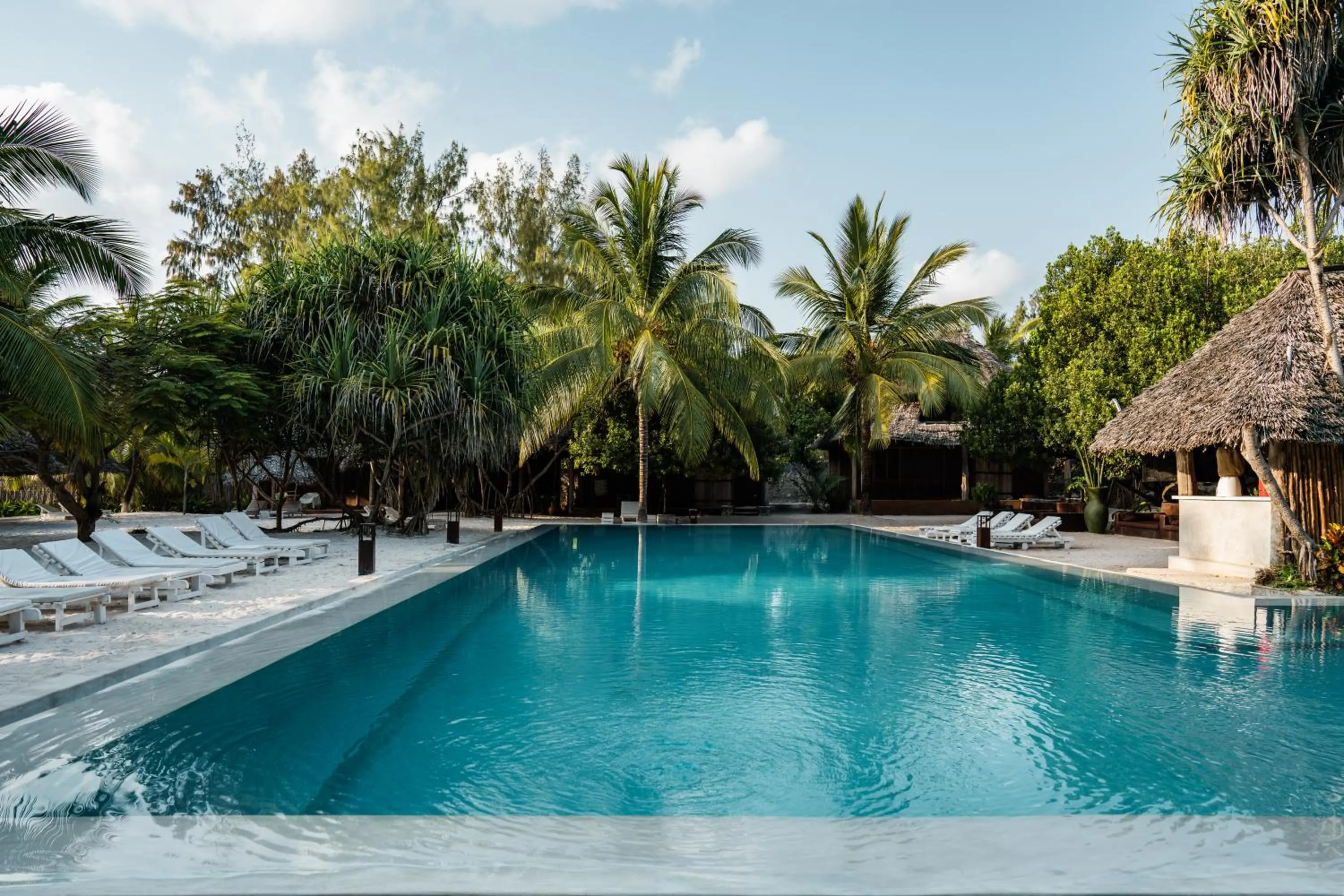 Swimming pool in Mwezi Boutique Resort