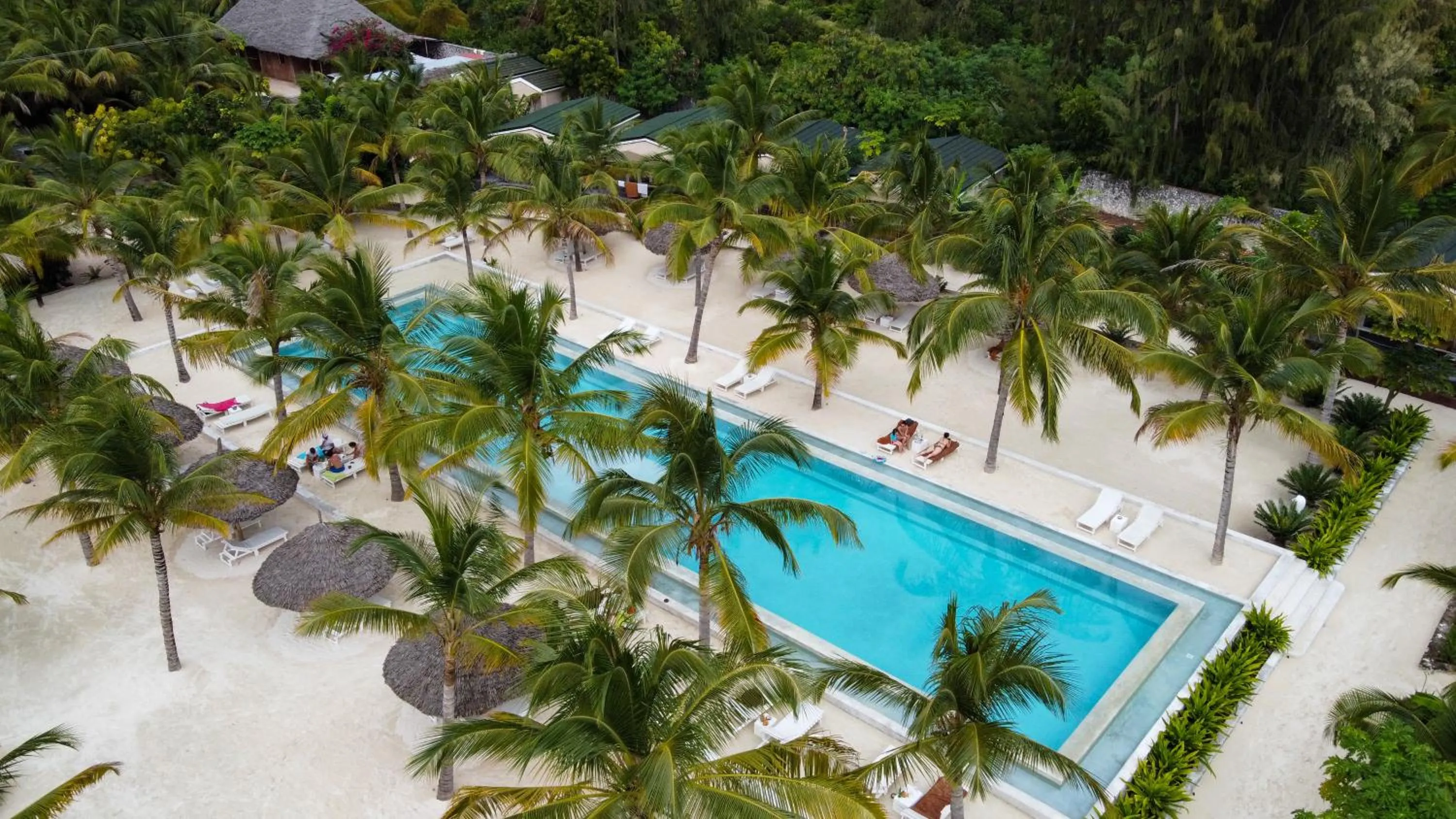 Swimming pool in Mwezi Boutique Resort