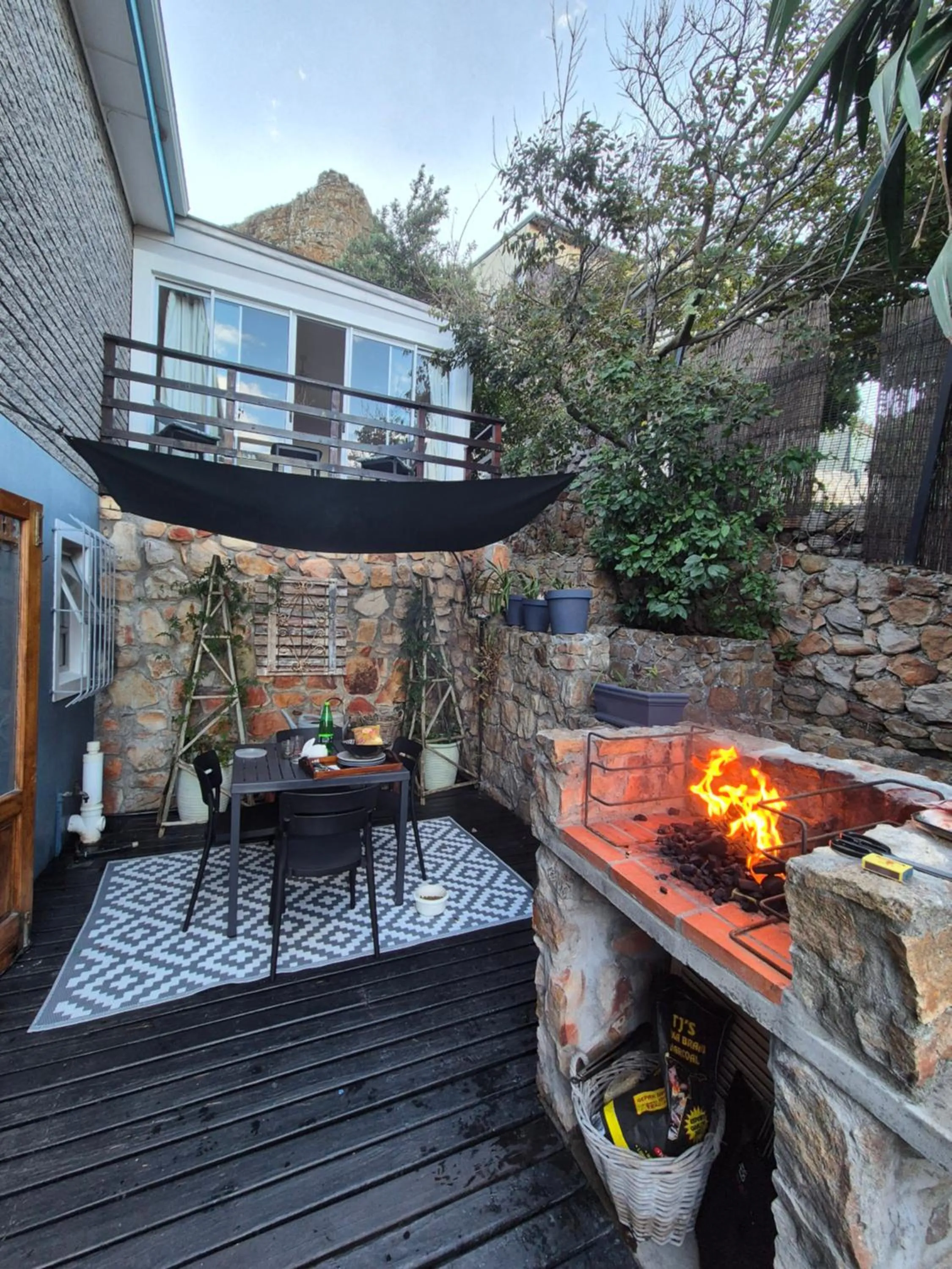 Patio in Bluebottle Guesthouse