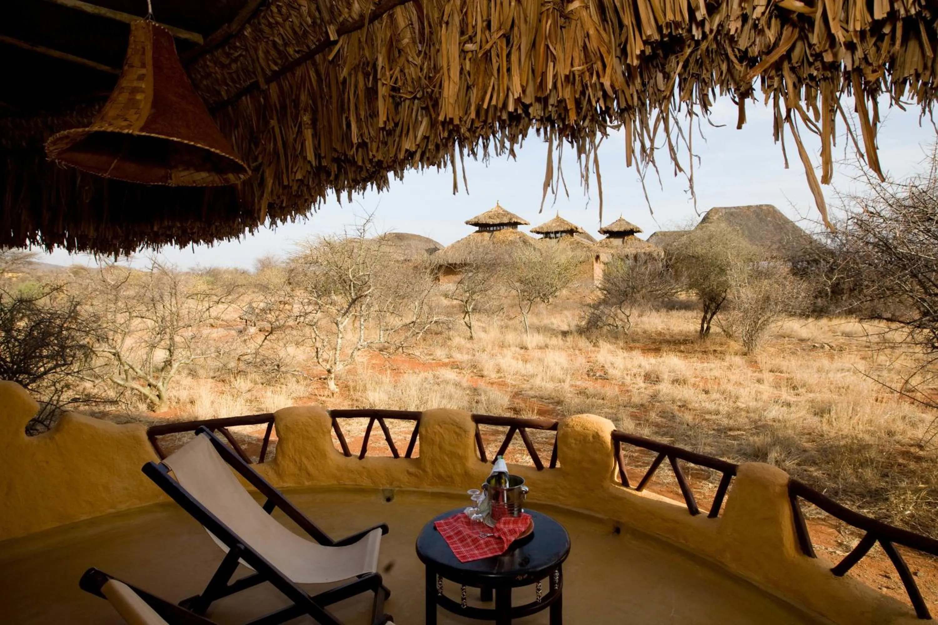 Patio in Samburu Sopa Lodge