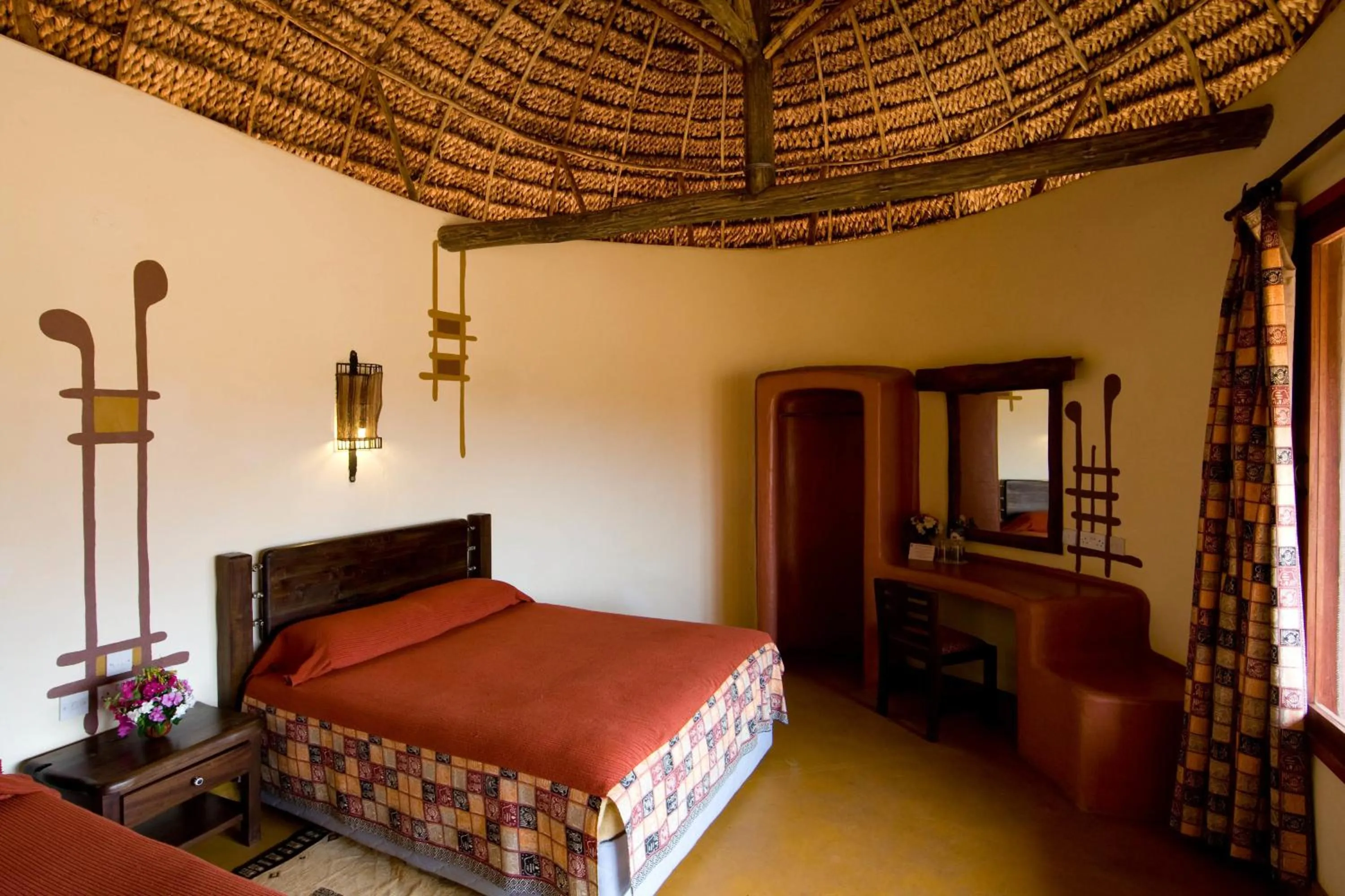 Bed in Samburu Sopa Lodge
