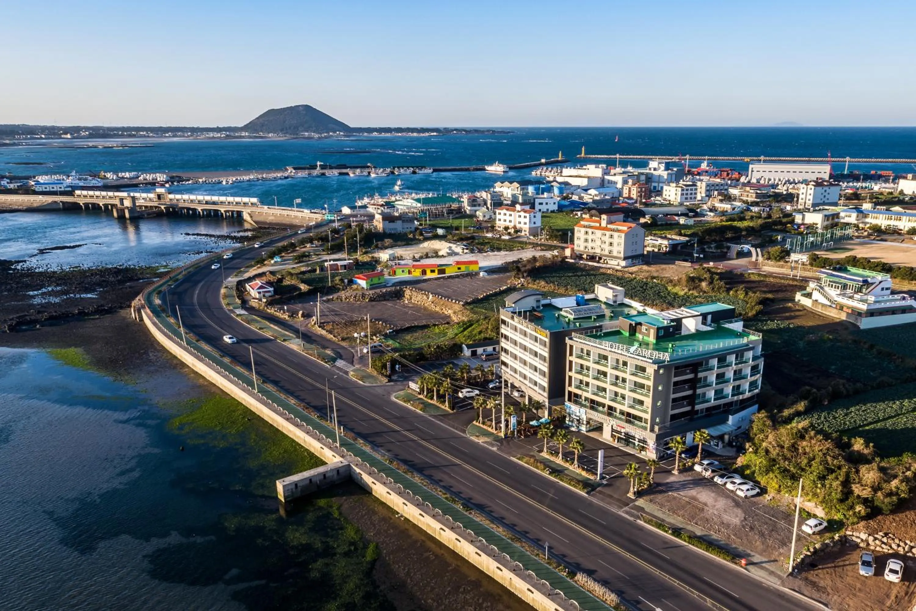 Bird's eye view in Hotel Aroha