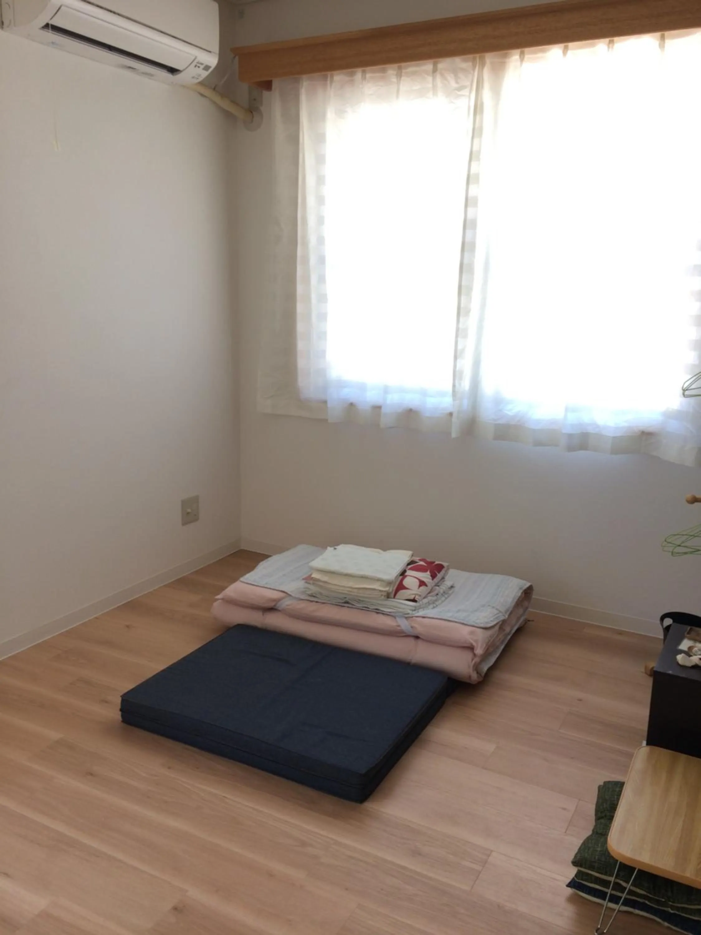 Bed in Minshuku Irayoi