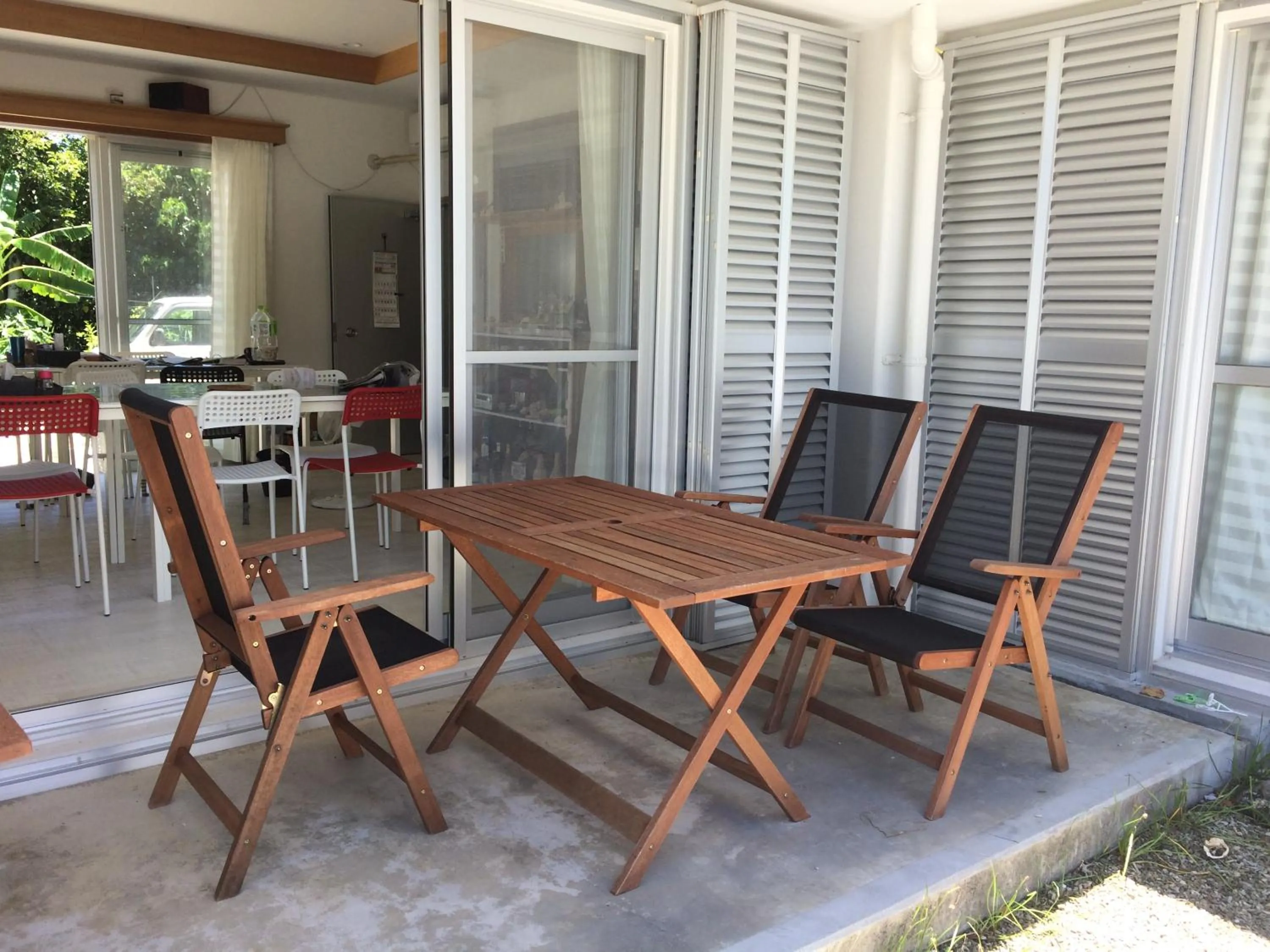 Balcony/Terrace in Minshuku Irayoi