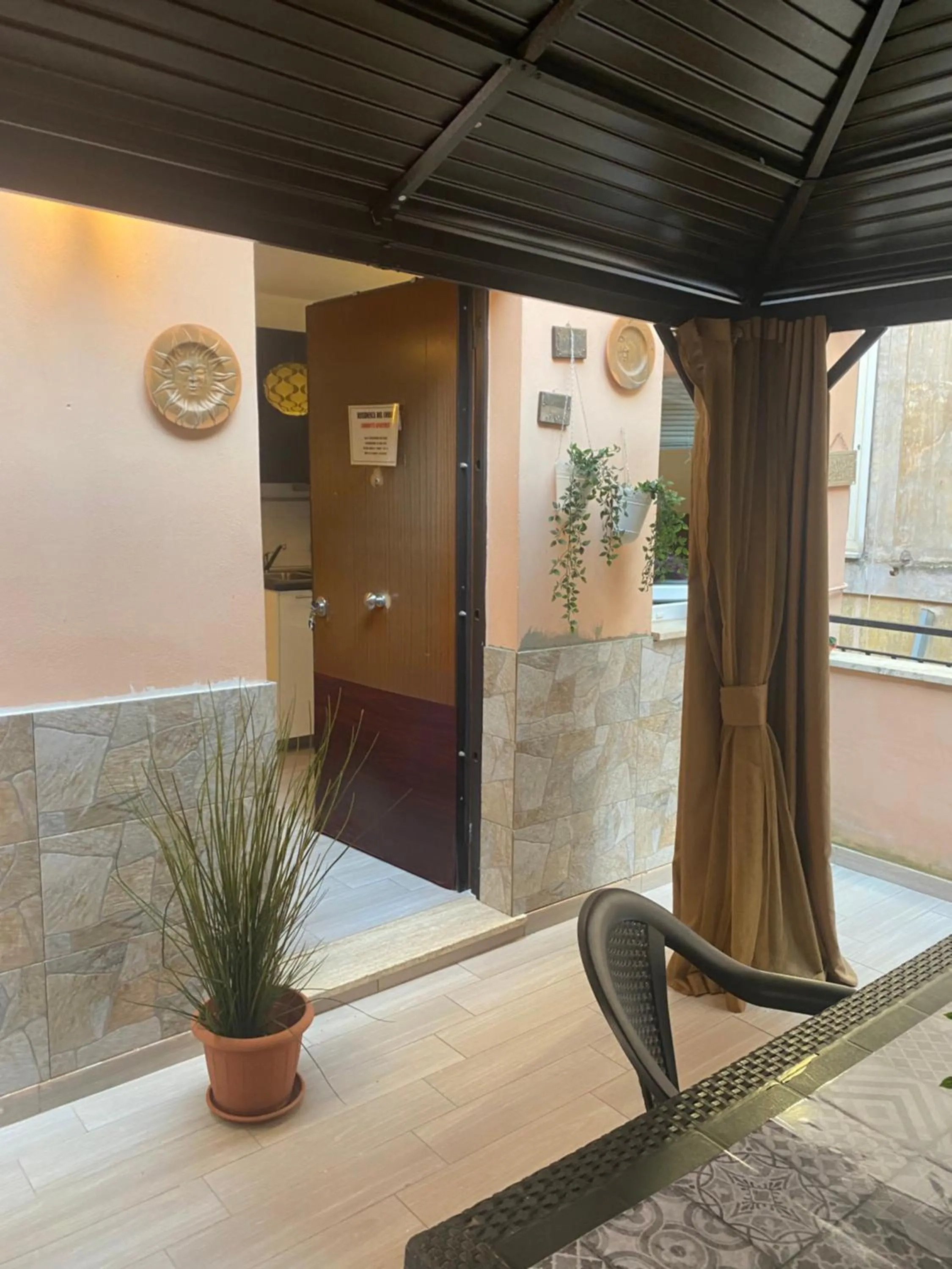 Seating area, Bed in Condotti Apartment
