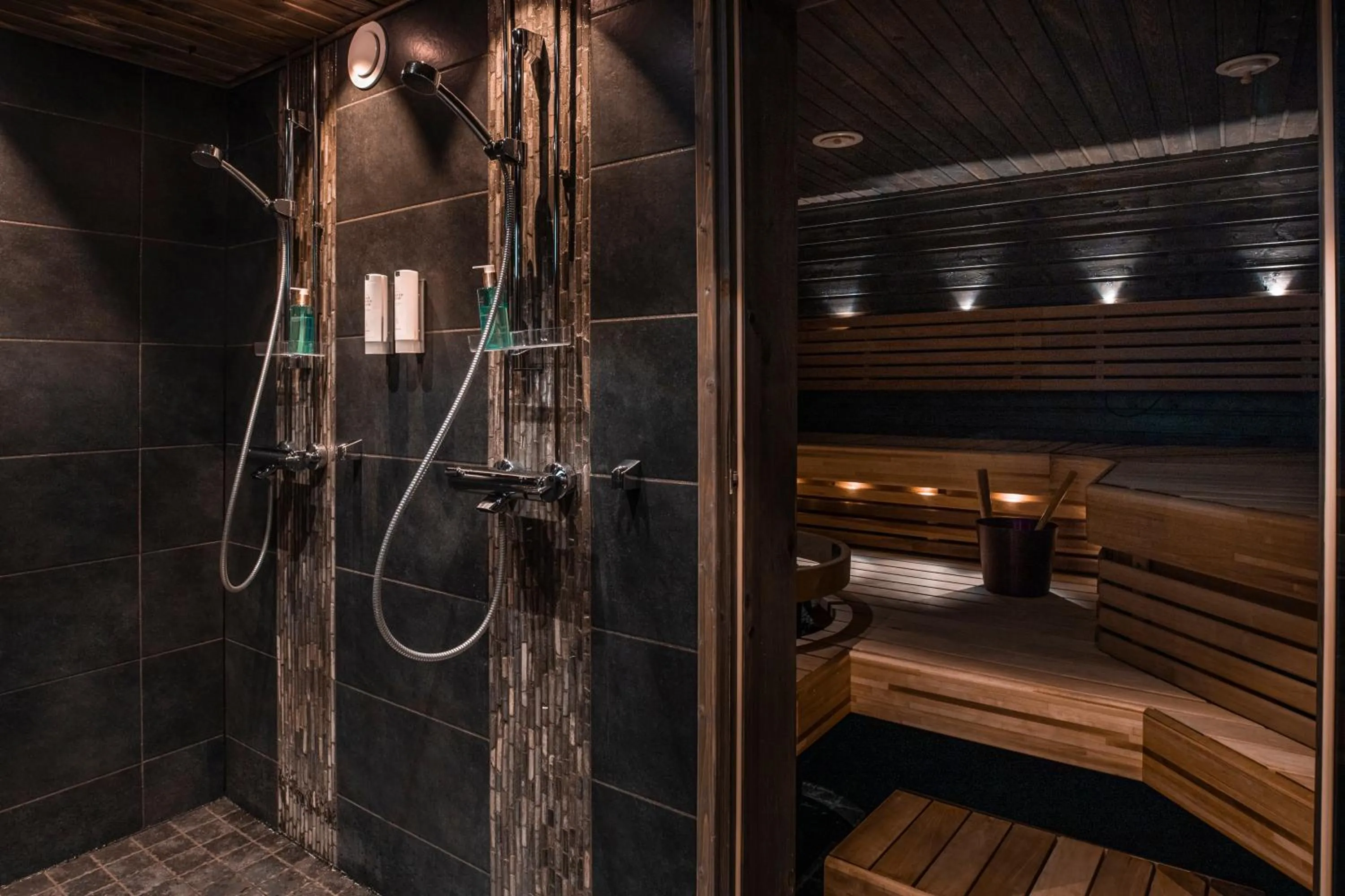 Sauna in Beana Laponia - Wilderness boutique hotel with safaris