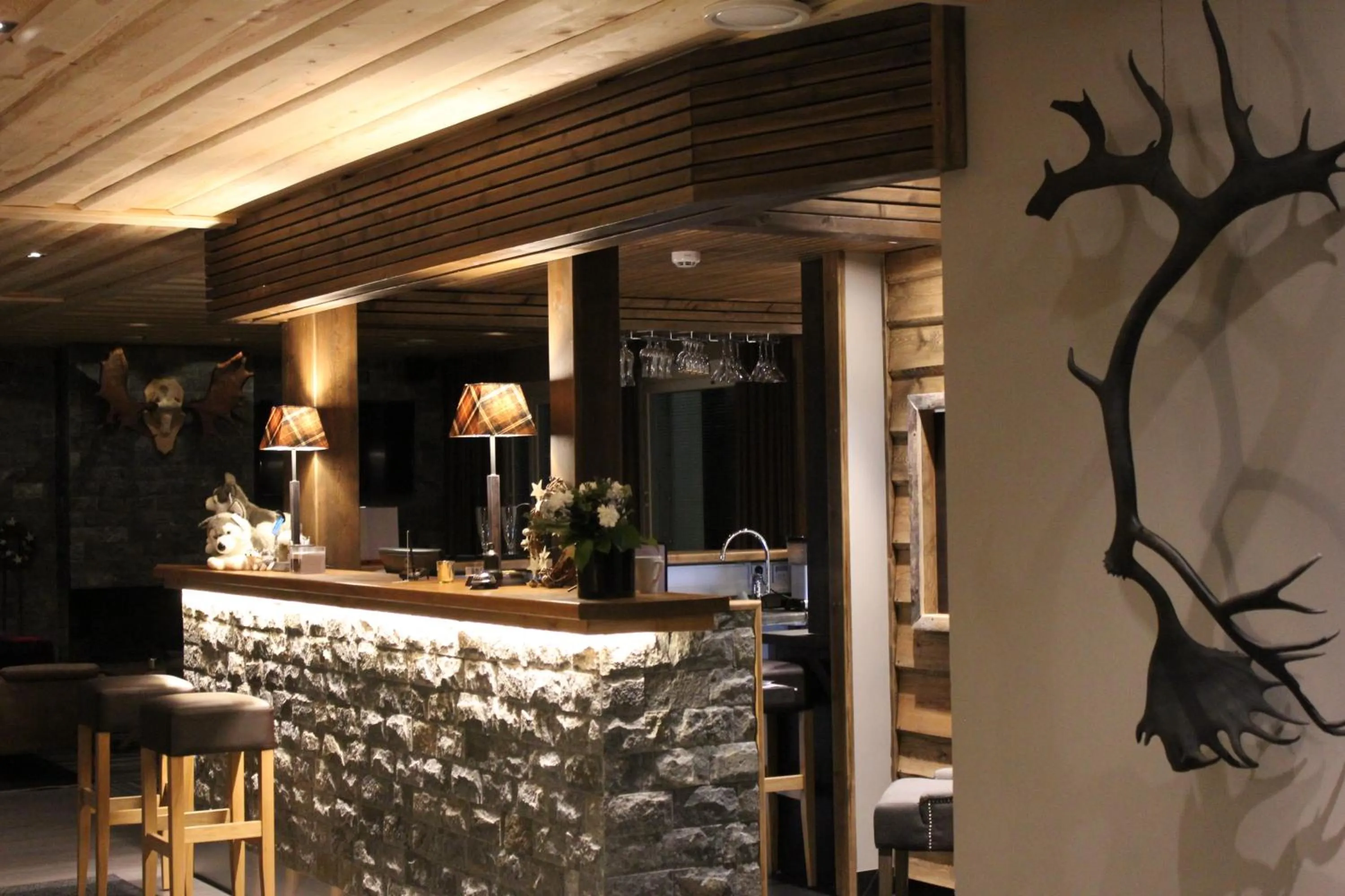 Lobby or reception in Beana Laponia - Wilderness boutique hotel with safaris