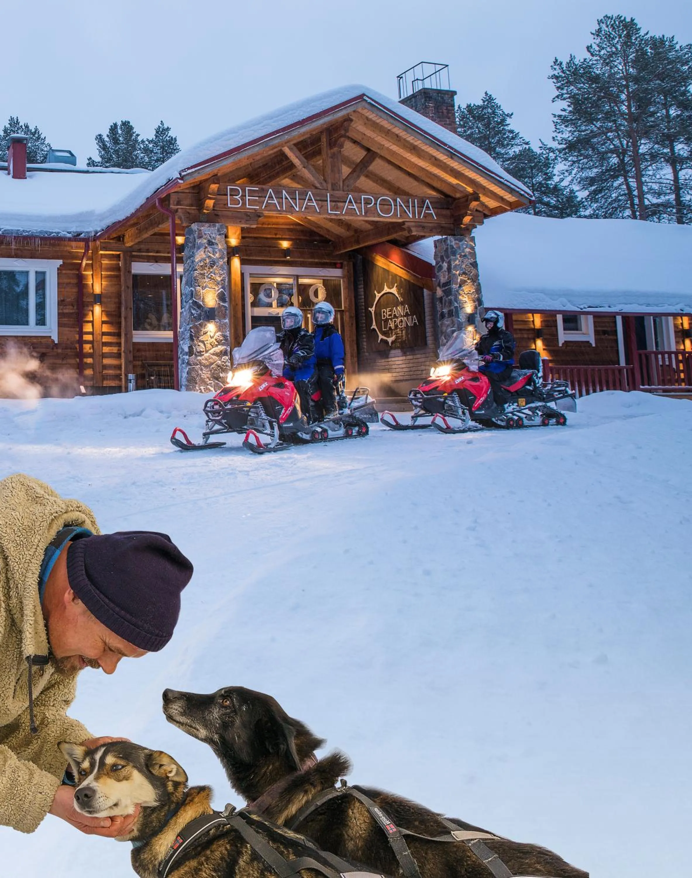 Facade/entrance in Beana Laponia - Wilderness boutique hotel with safaris