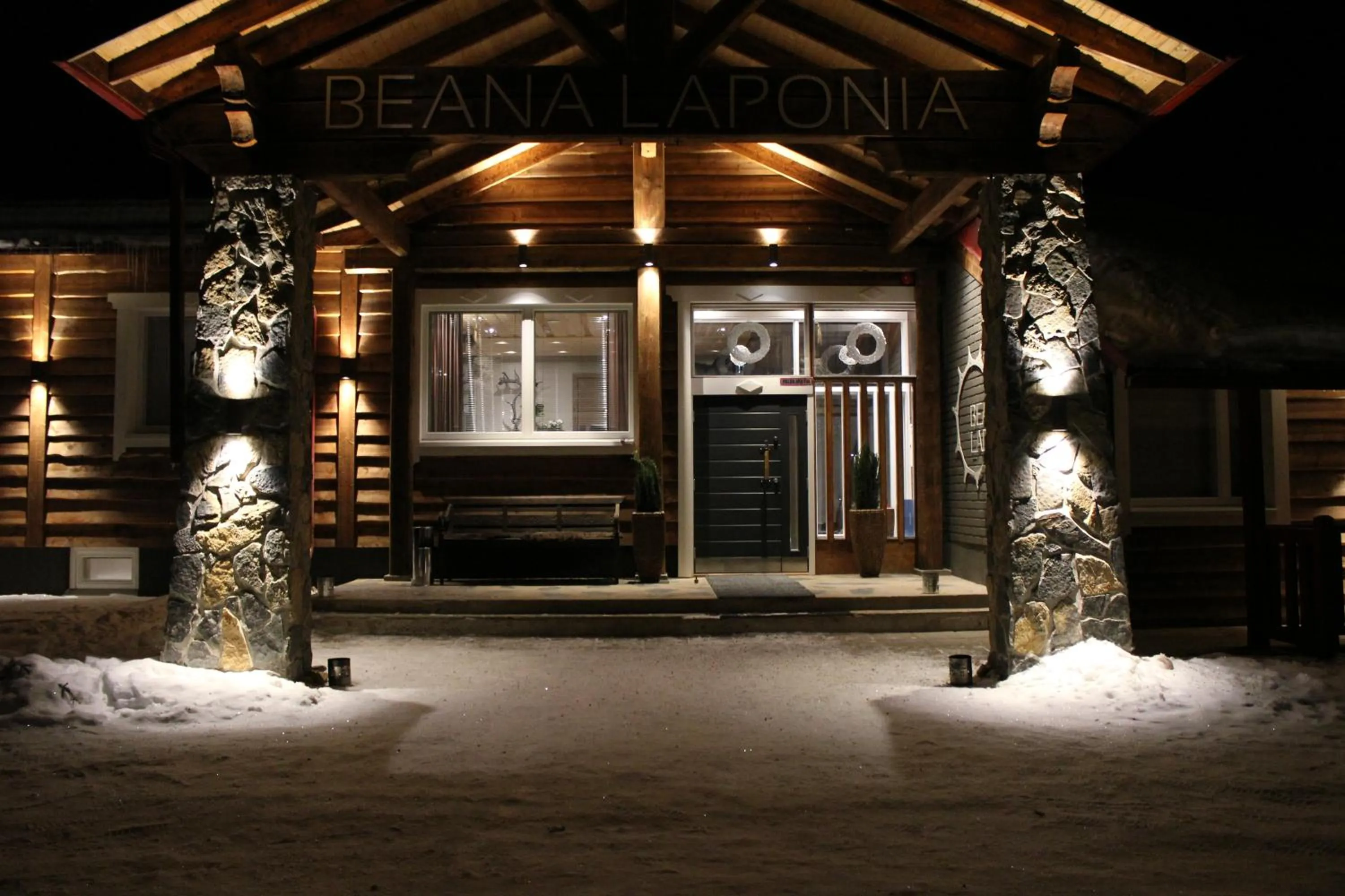Facade/entrance in Beana Laponia - Wilderness boutique hotel with safaris