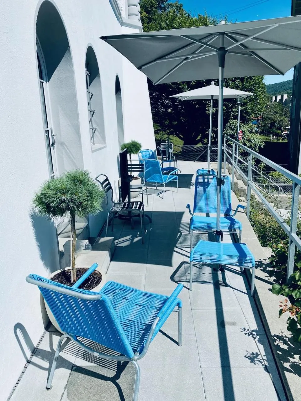 Balcony/Terrace in Bed Bike and Breakfast Olten