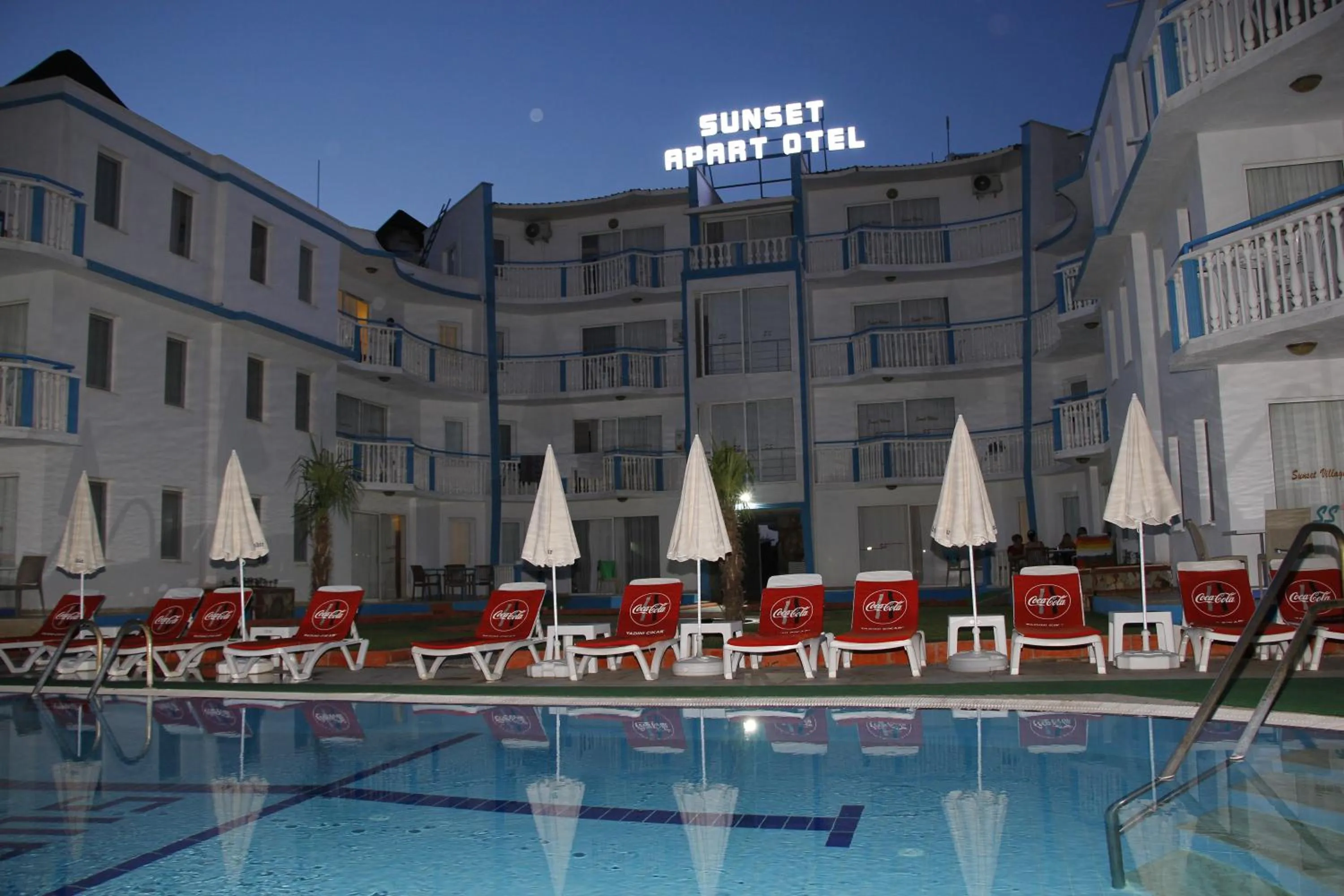 Pool view in Sunset Village