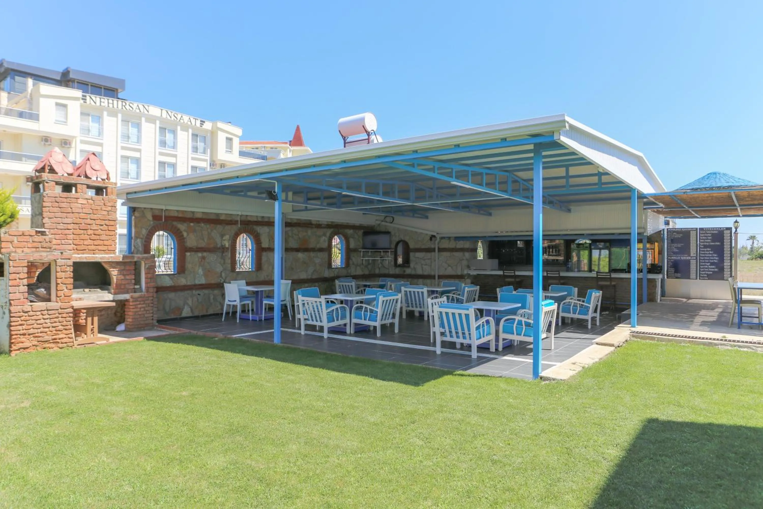 Seating area in Sunset Village