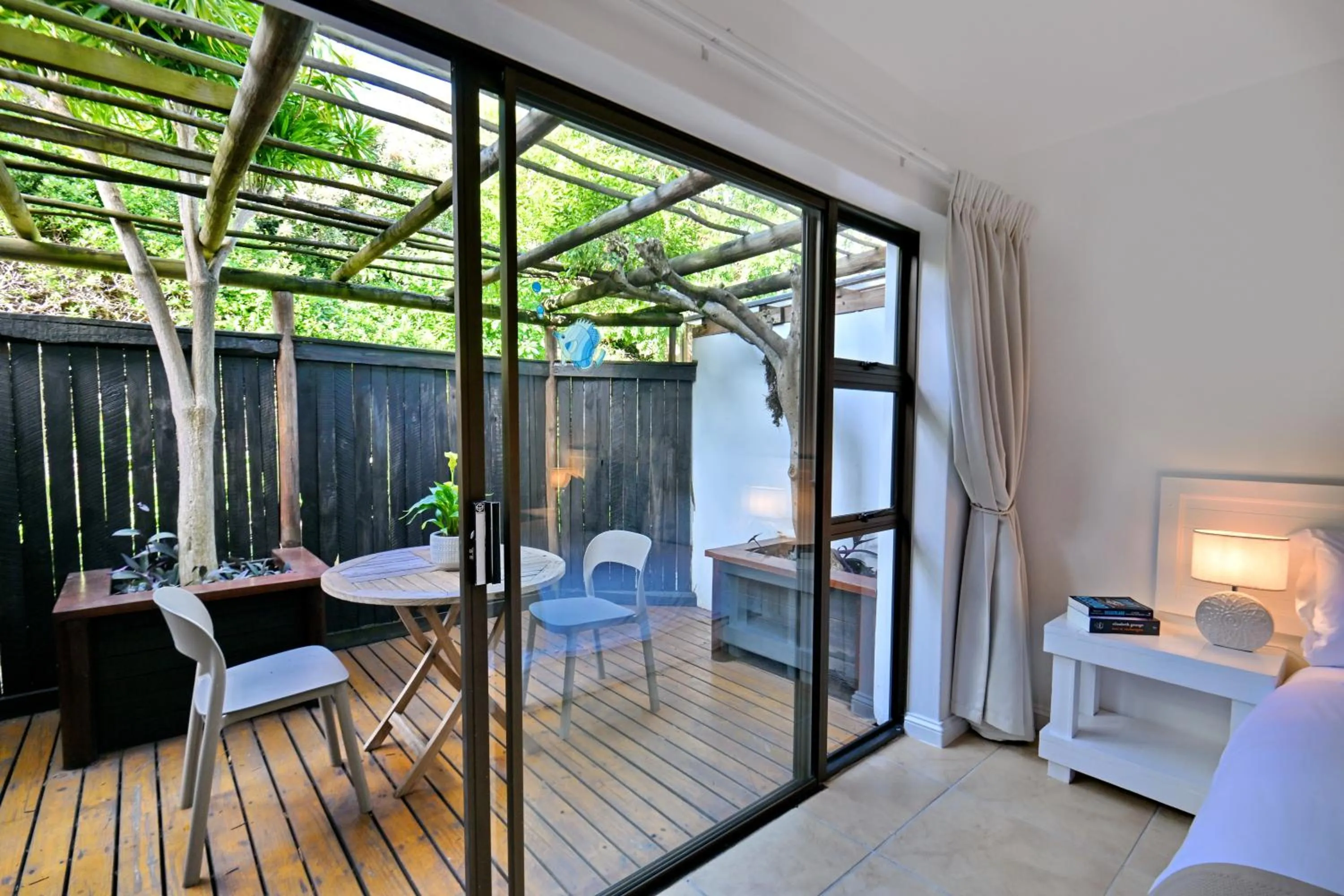 Seating area in BonBini Guest House