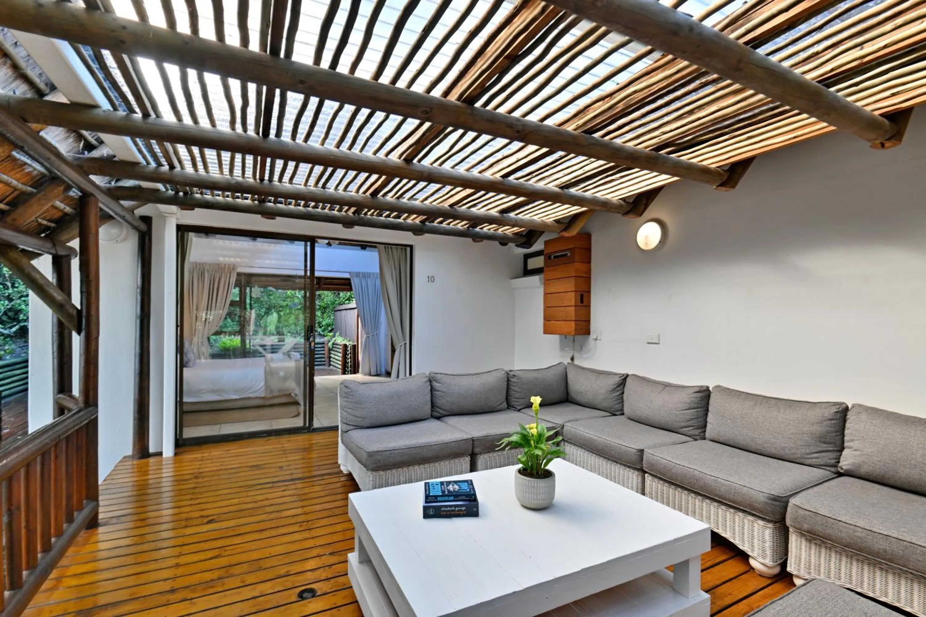 Seating area in BonBini Guest House