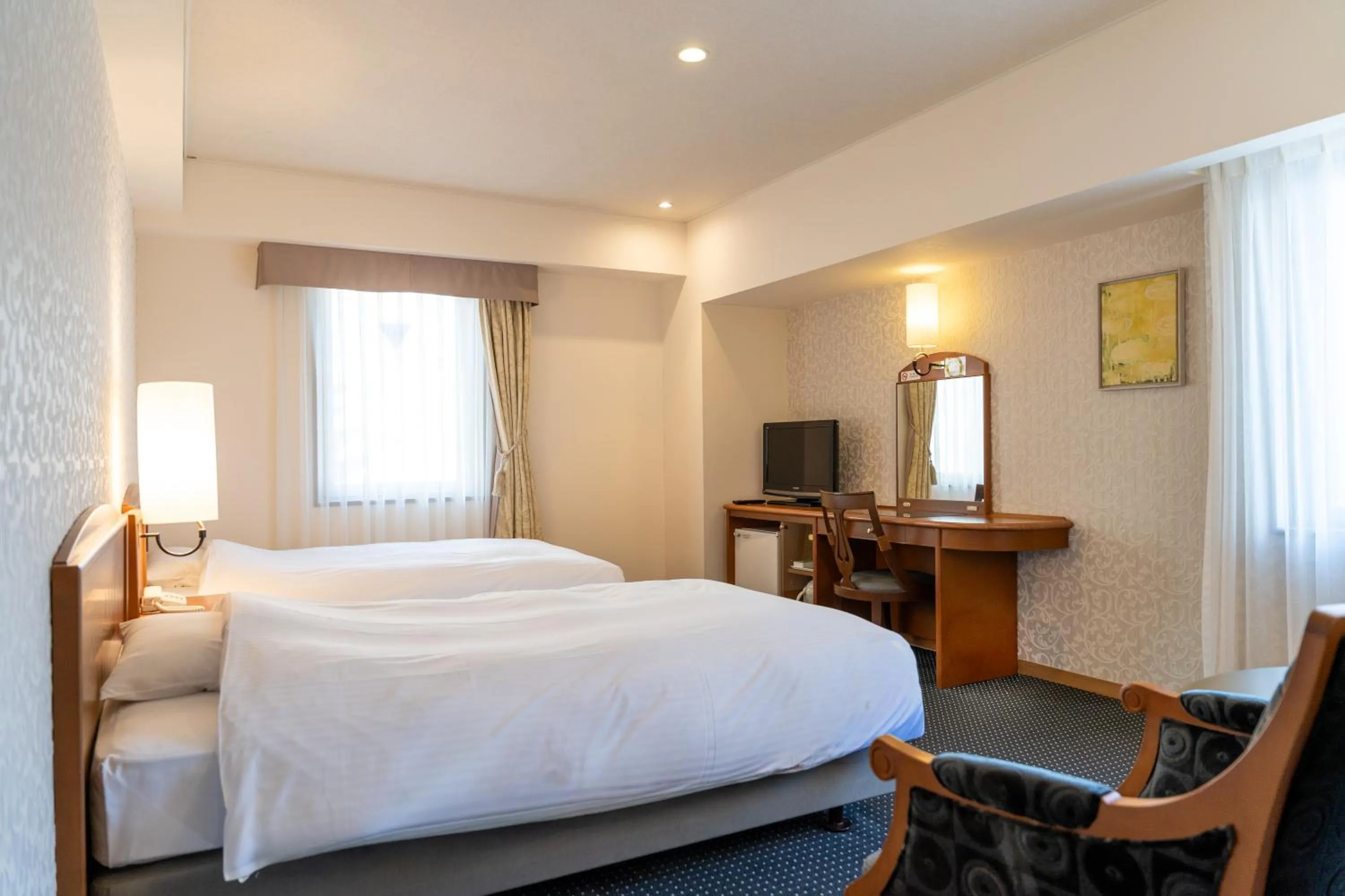 Bed in Mori-no-Hotel Sendai