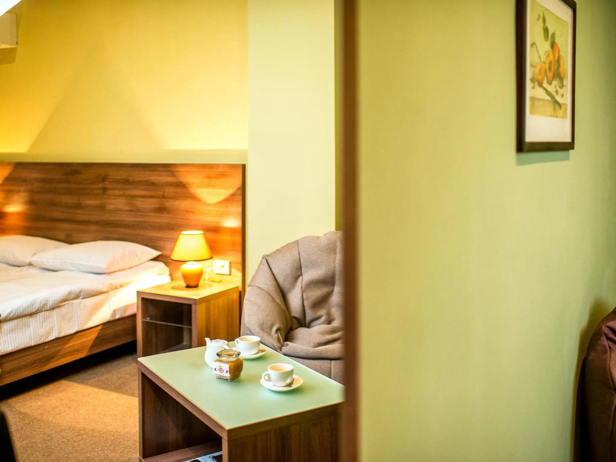 Decorative detail, Bed in Lviv Central Jam Hotel