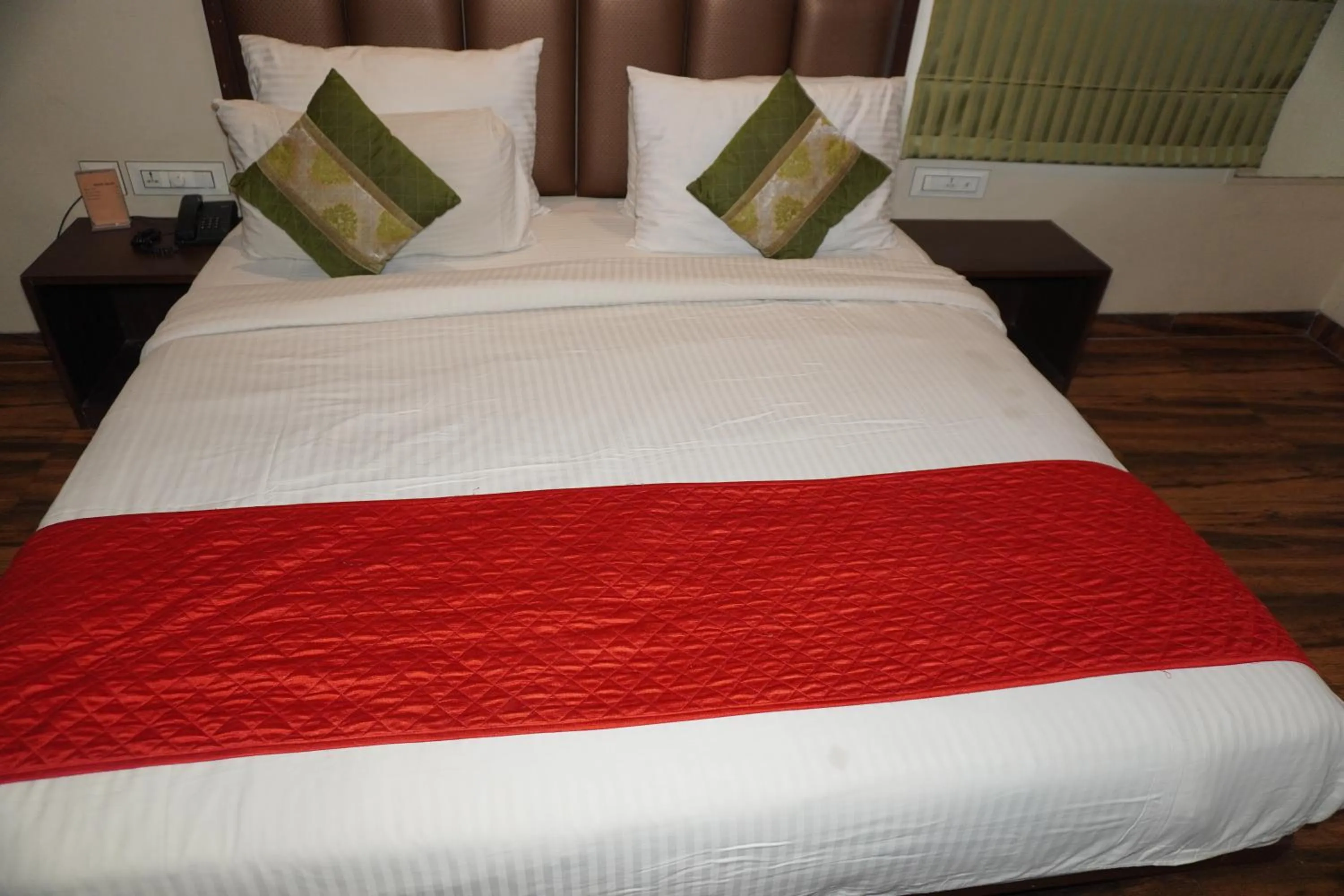 Bed in Hotel Nilax