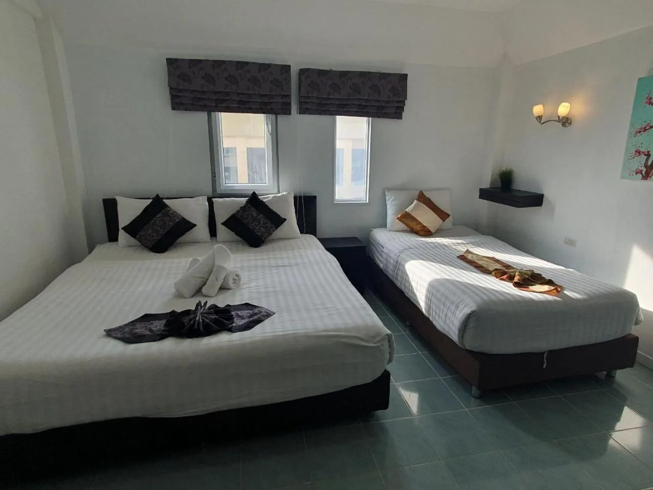 Bed in Samui Green Hotel