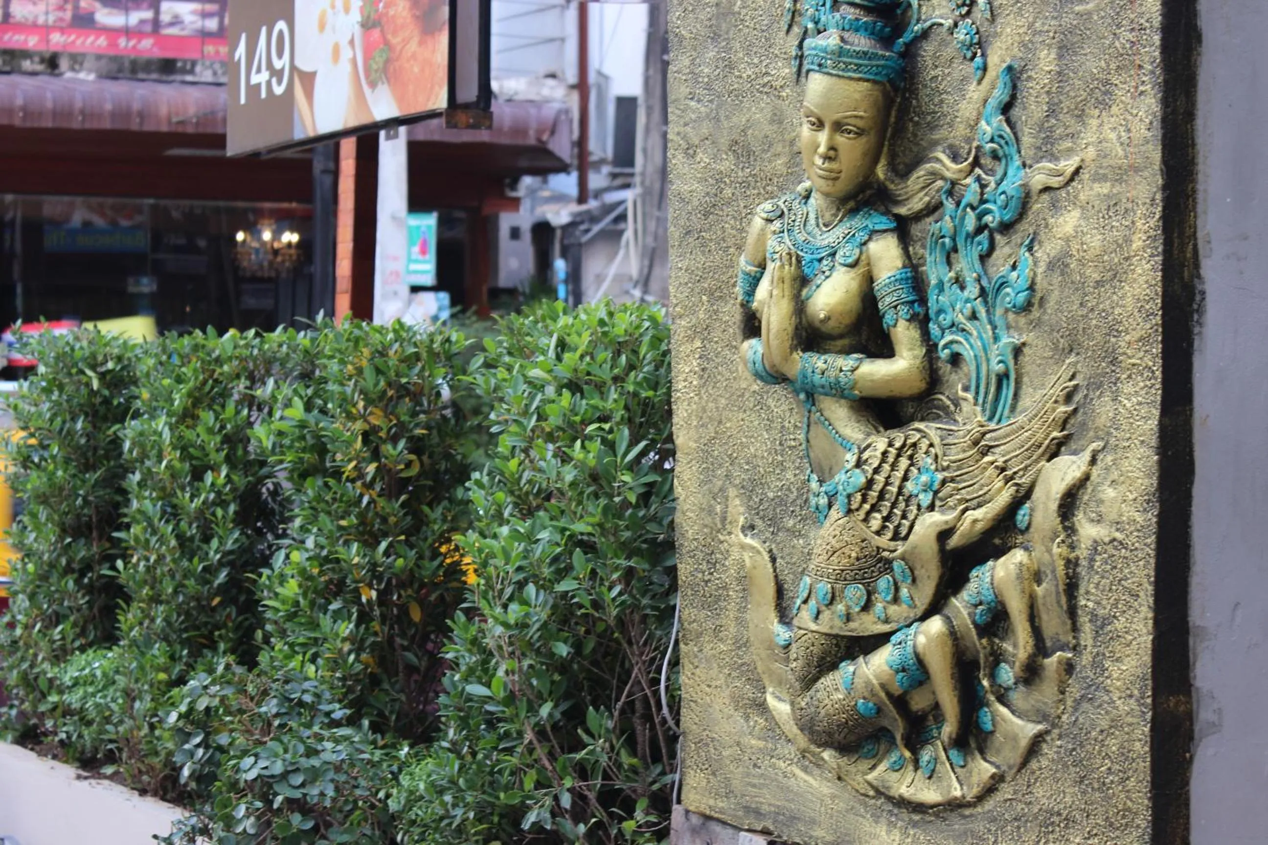 Decorative detail in Samui Green Hotel