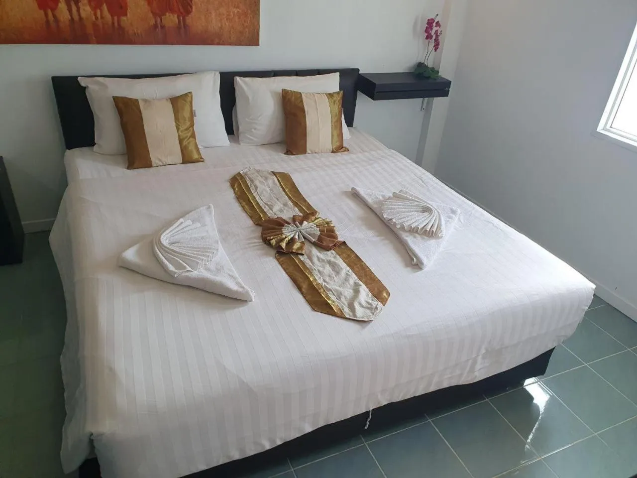 Bed in Samui Green Hotel