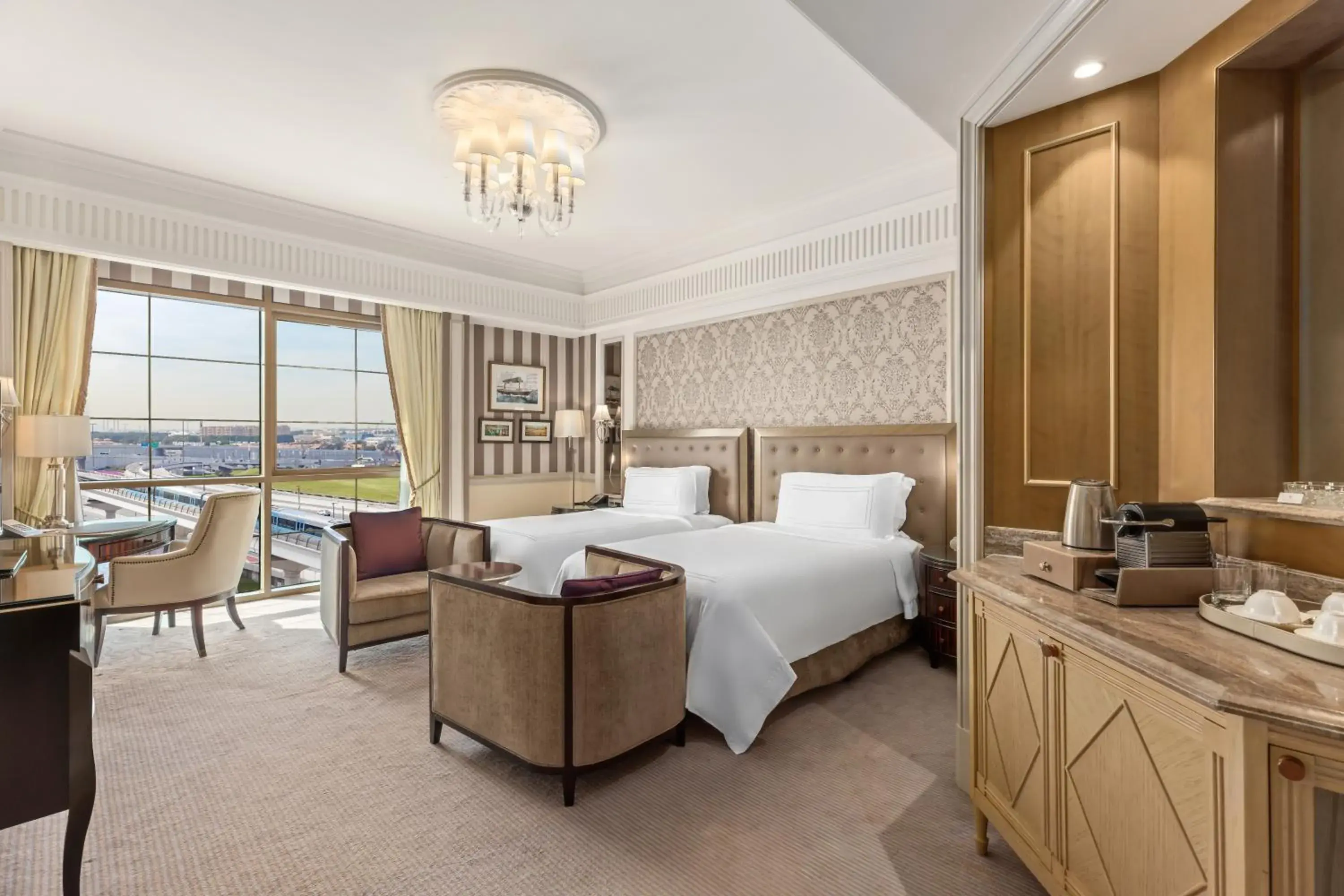 Grand Deluxe Double Room with Two Double Beds in Al Habtoor Palace - Preferred Hotels & Resorts Grand Deluxe Double Room with Two Double Beds in Al Habtoor Palace - Preferred Hotels & Resorts