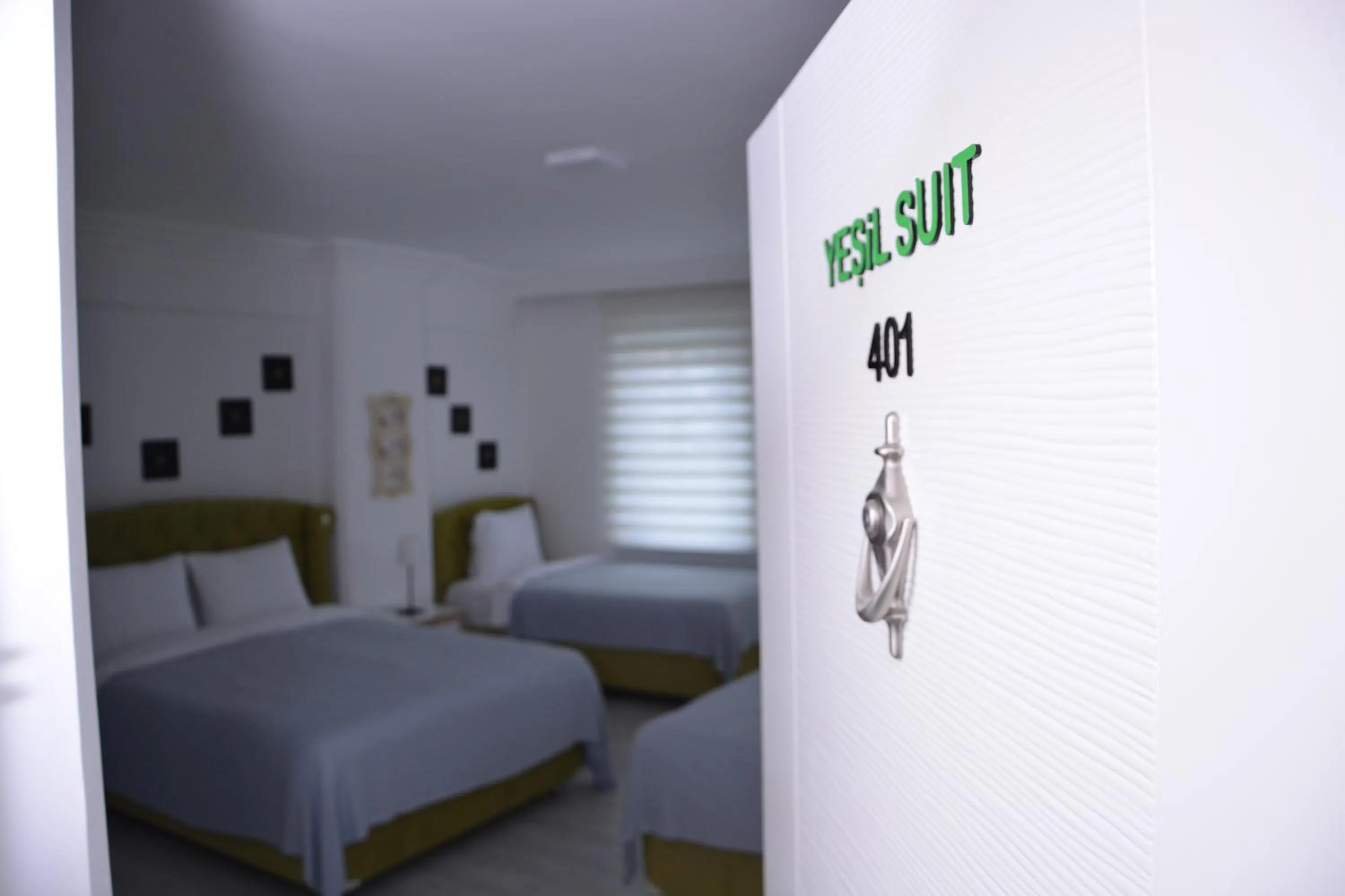 Bed in Bilge Suite Hotel