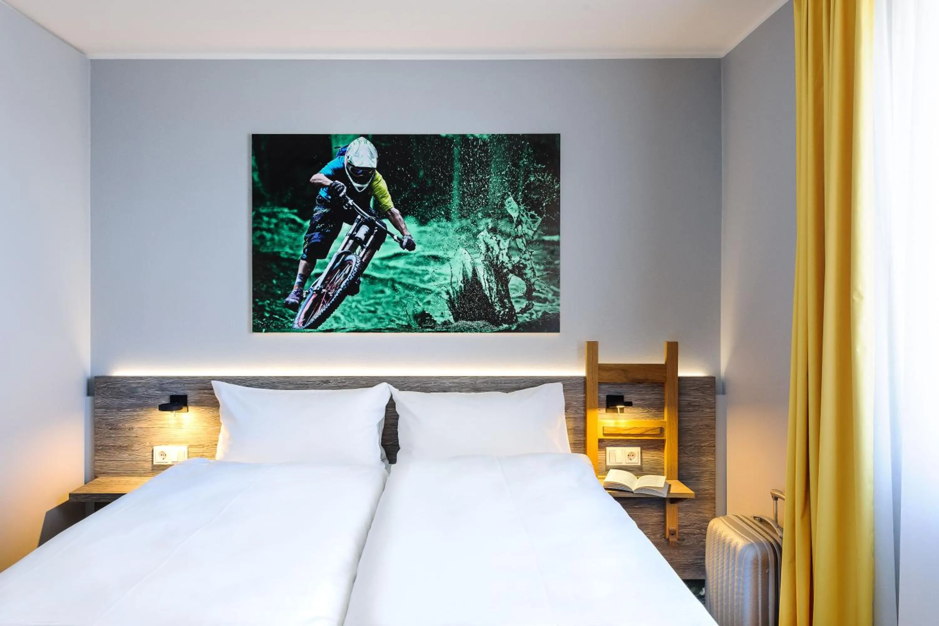 Bedroom, Bed in Felix Hotel Kaufbeuren