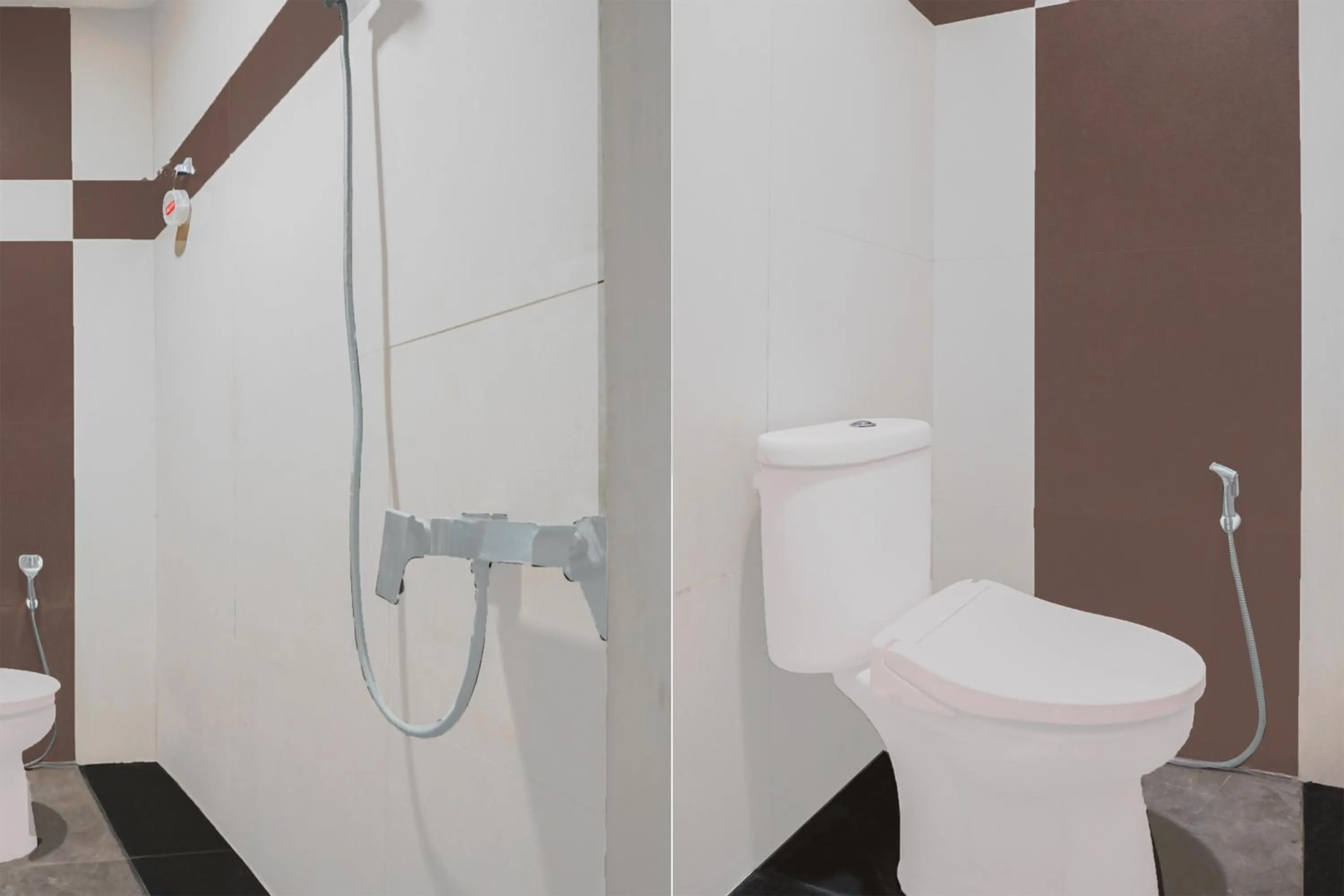 Bathroom in Hotel O Symphony Homestay Tlogomas