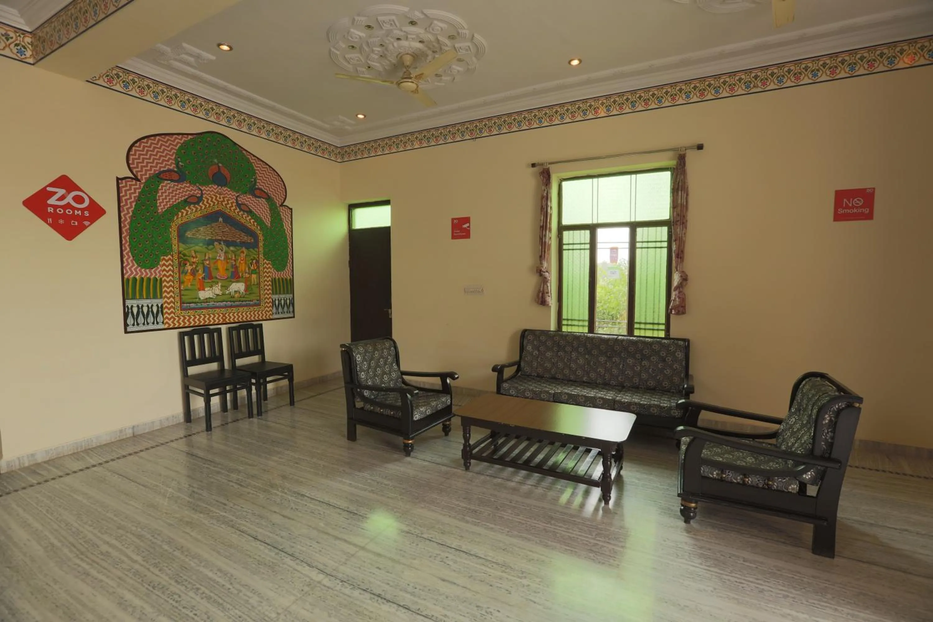Library in Hotel Green Haveli - A Heritage and Hill View Hotel , Pushkar