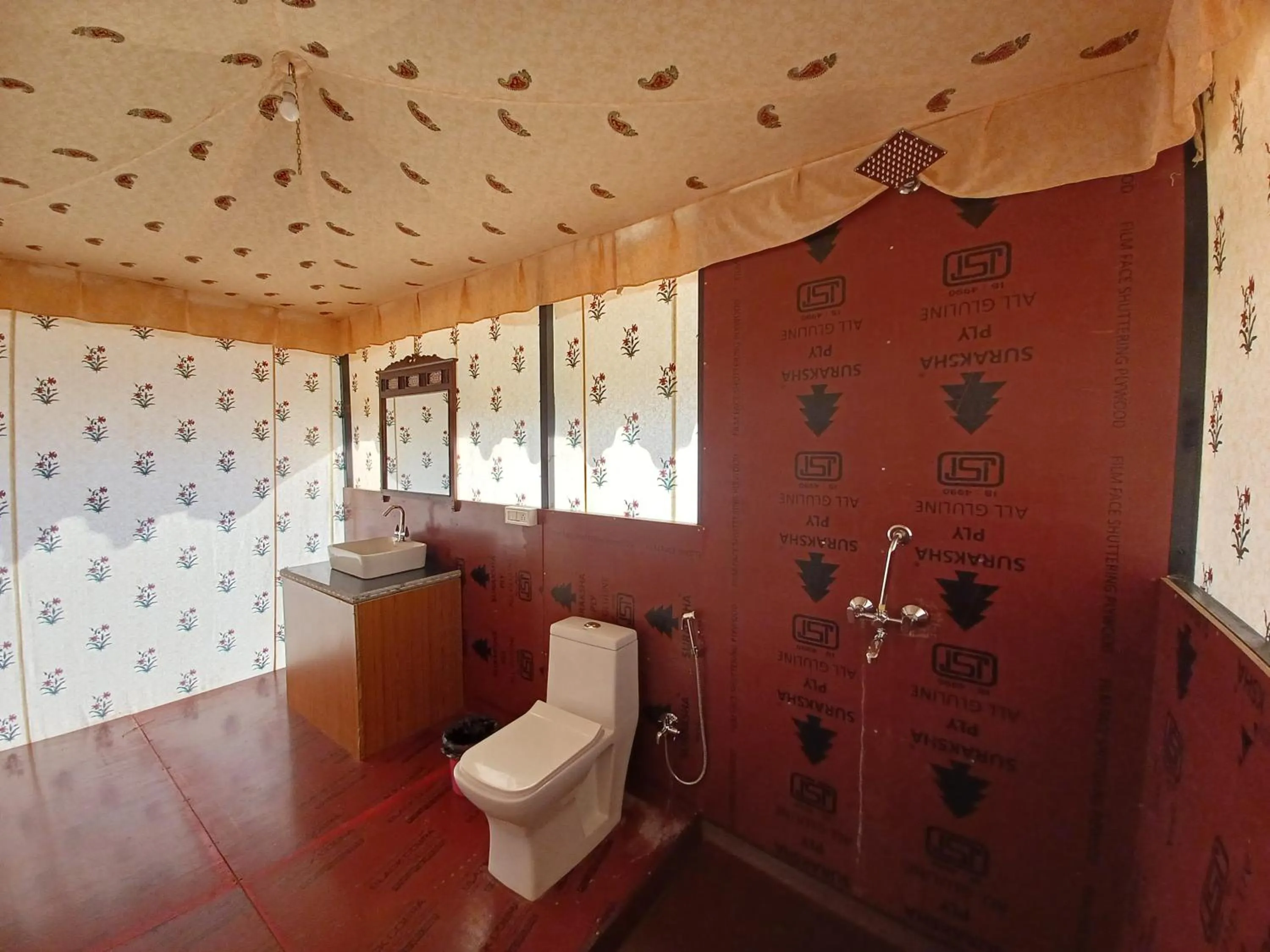 Toilet in Hotel Green Haveli - A Heritage and Hill View Hotel , Pushkar