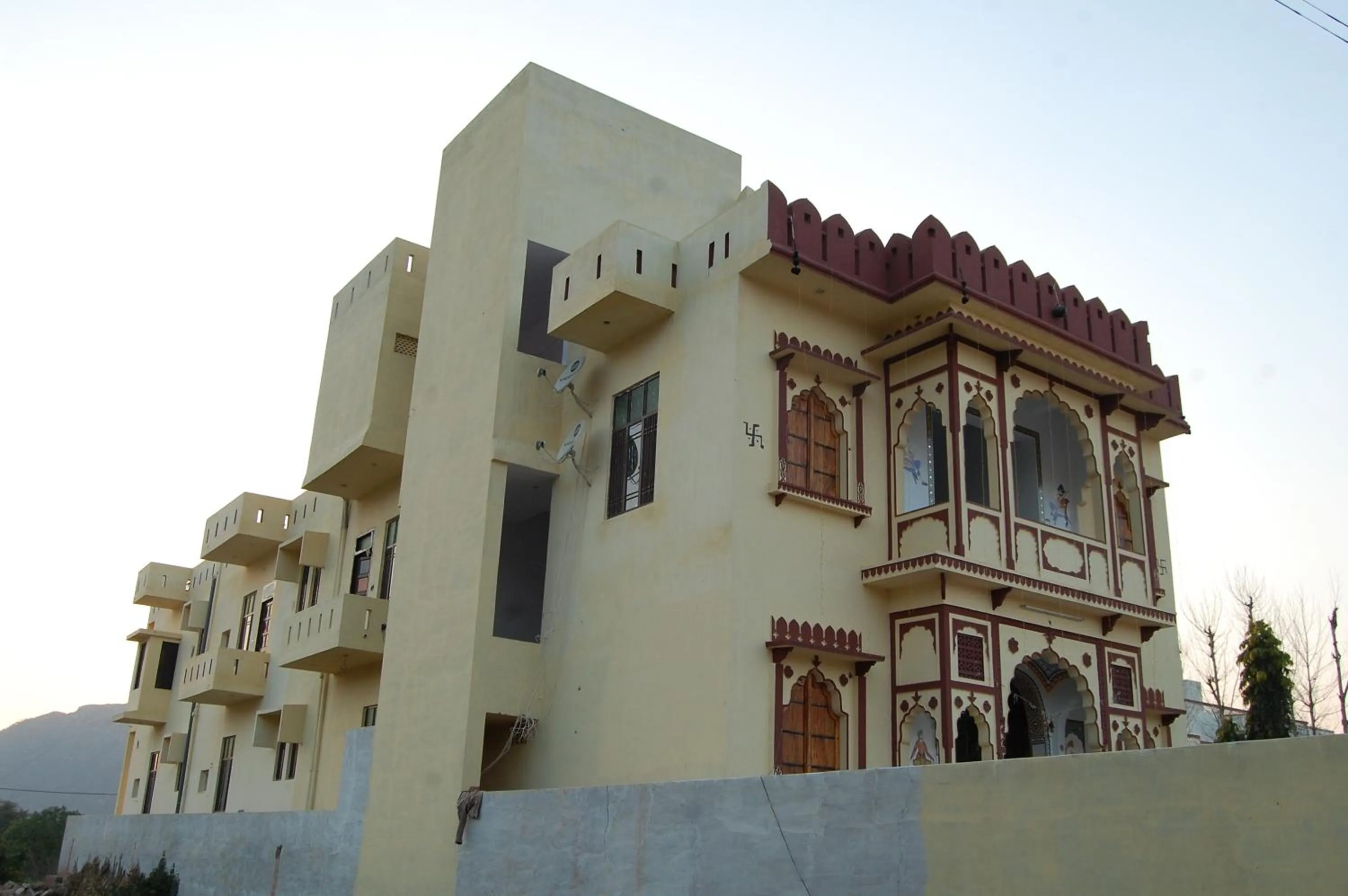 Property building in Hotel Green Haveli - A Heritage and Hill View Hotel , Pushkar