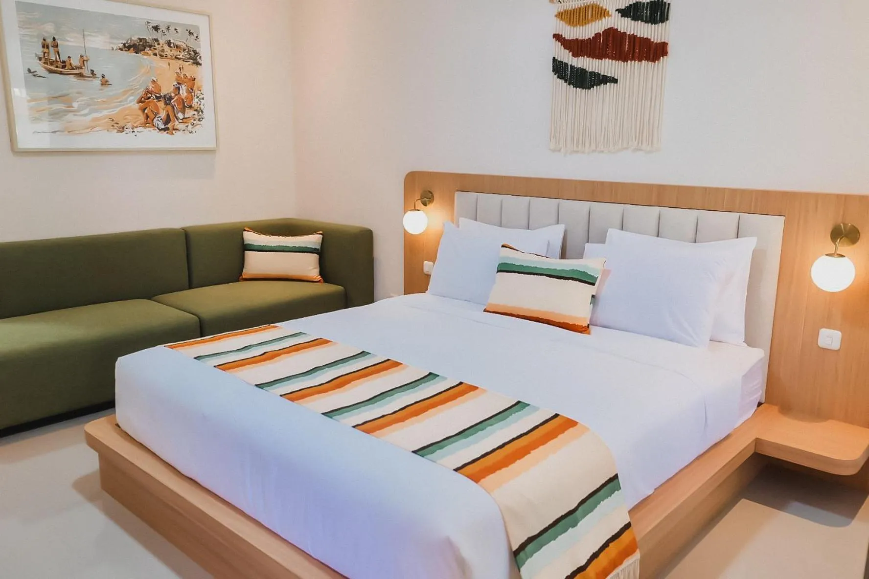 Bed in Bali Wirasana Inn