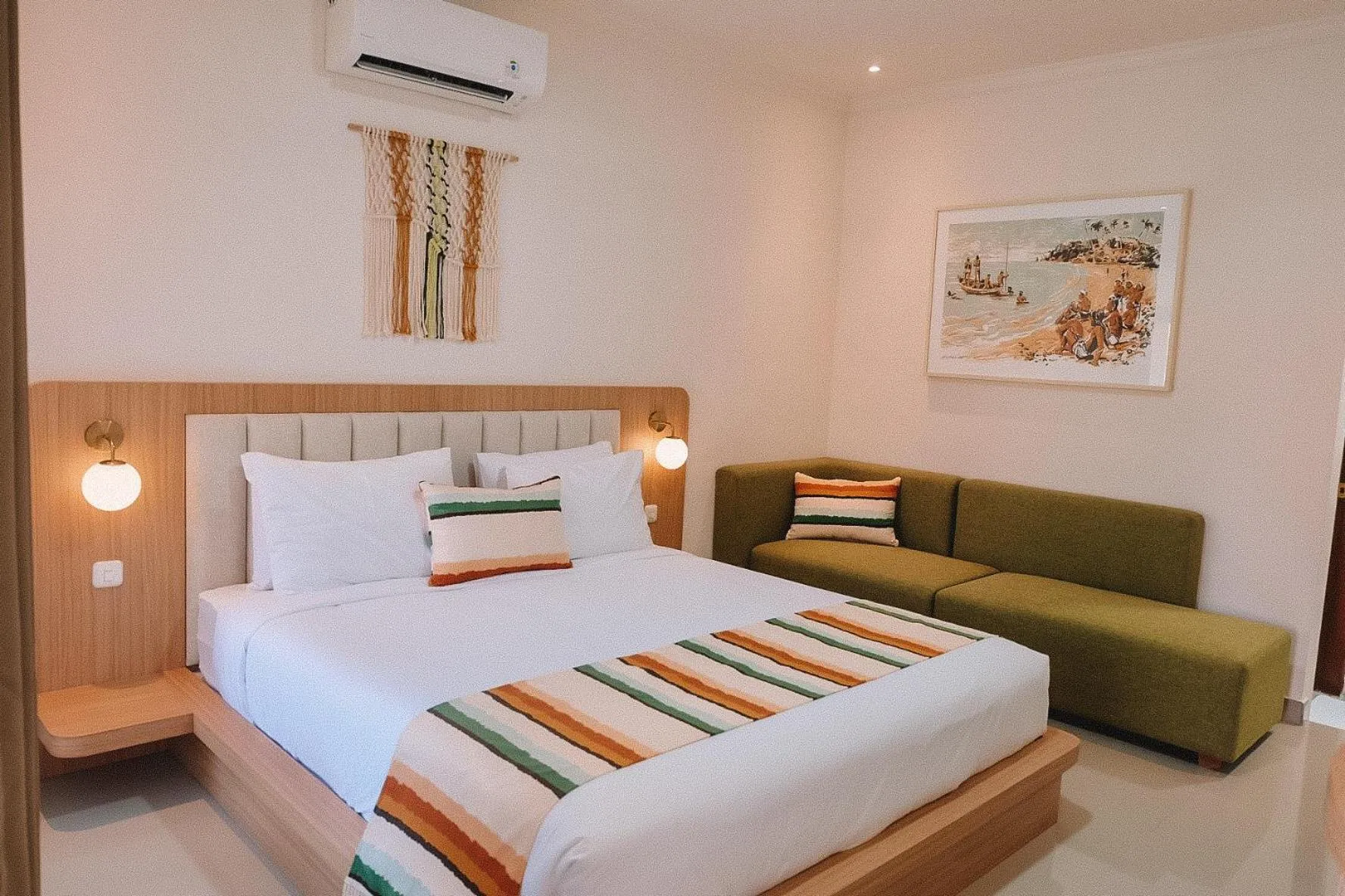 Bed in Bali Wirasana Inn