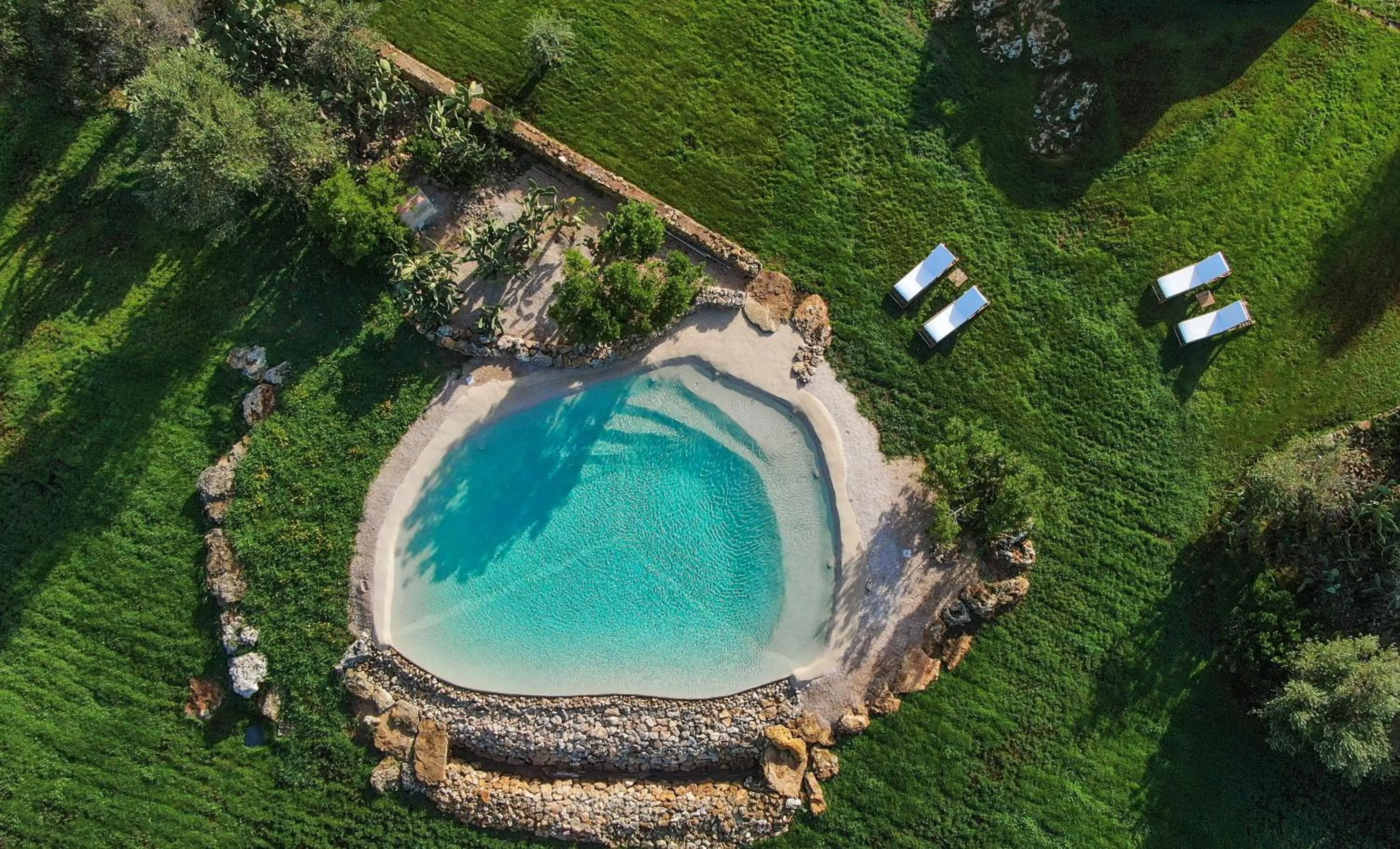 Swimming pool in Masseria Fano Relais & Wine