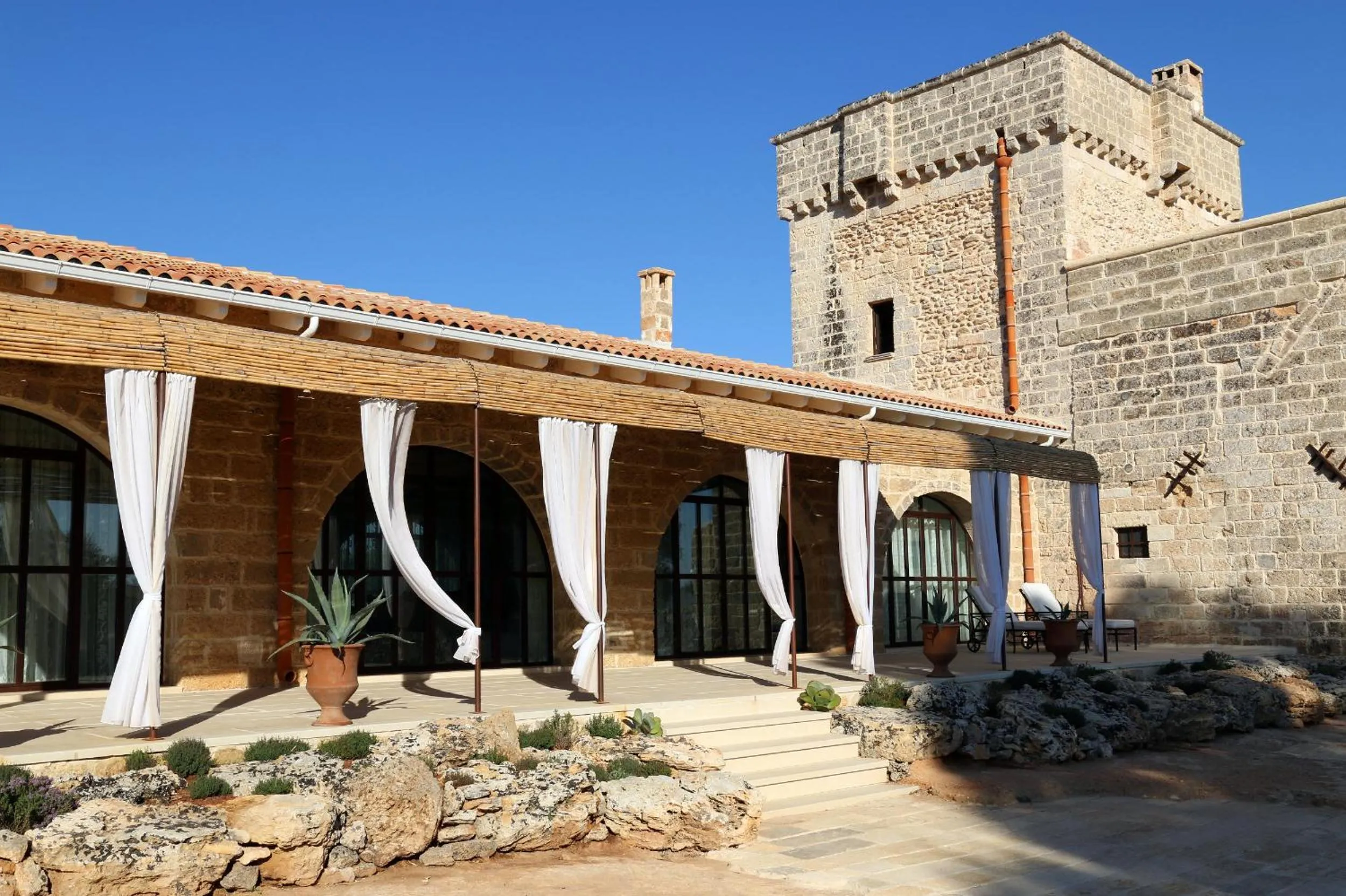 Balcony/Terrace in Masseria Fano Relais & Wine