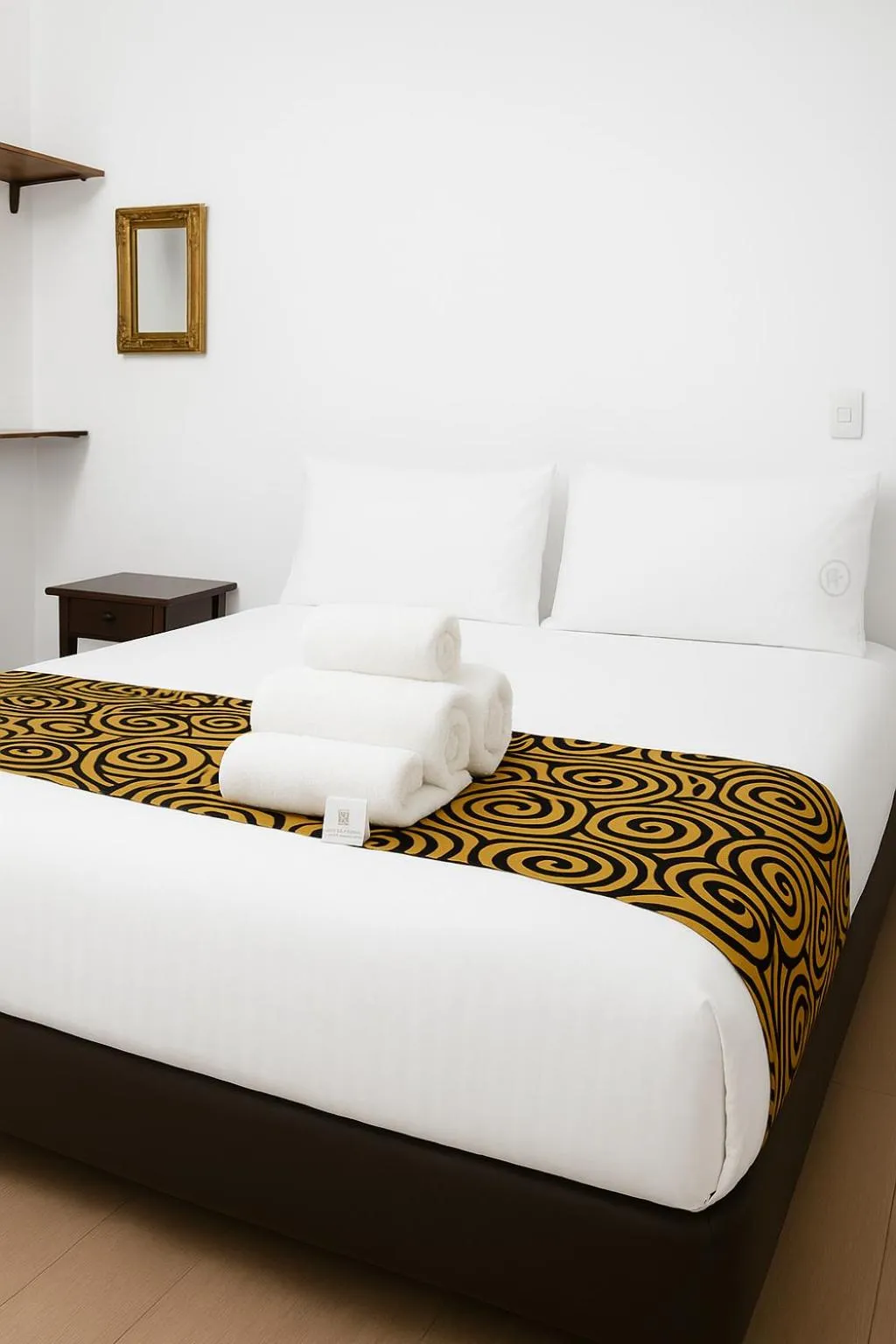 Bed in Mongui Plaza Hotel