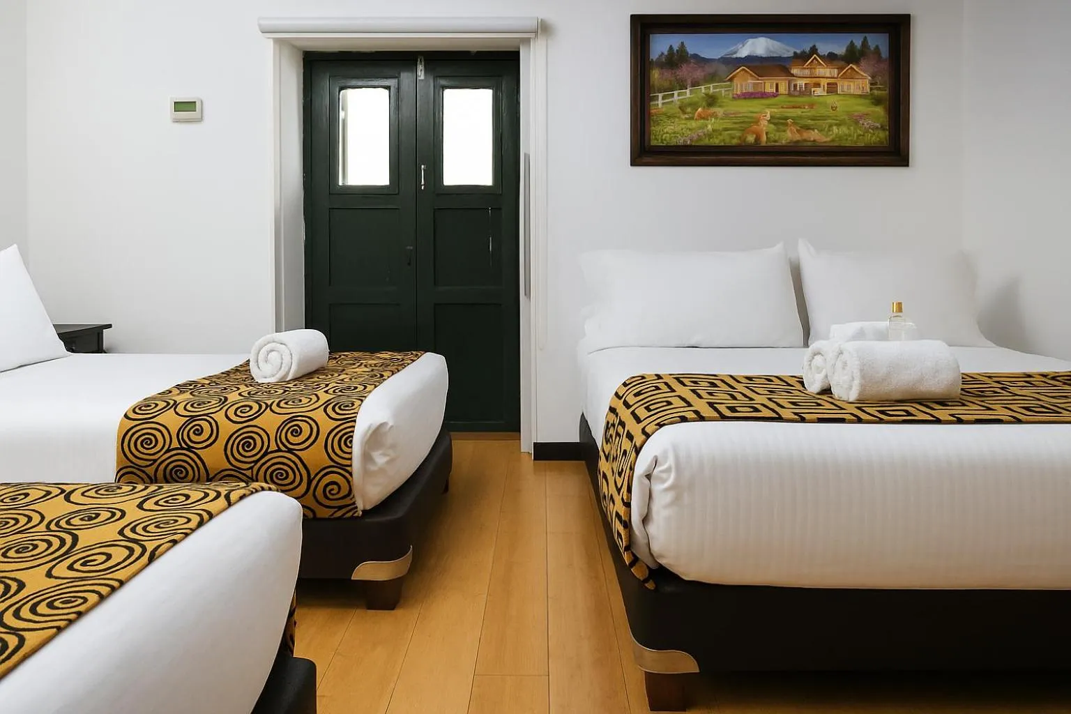 Bed in Mongui Plaza Hotel