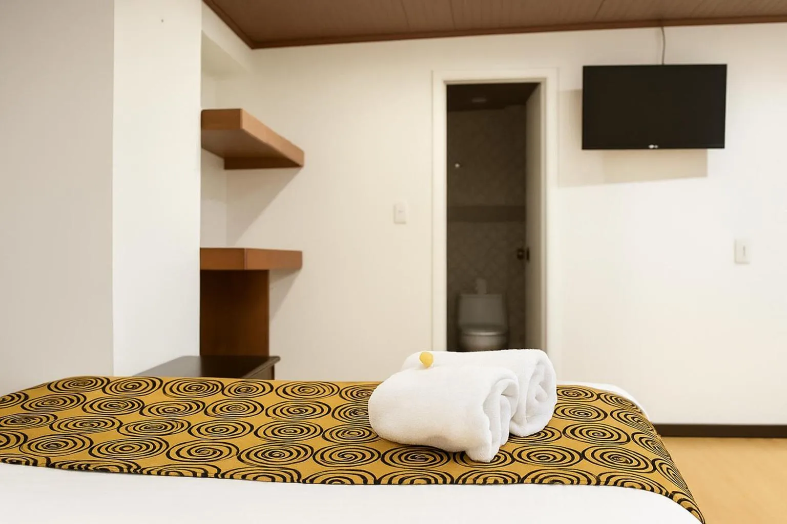 Bed in Mongui Plaza Hotel