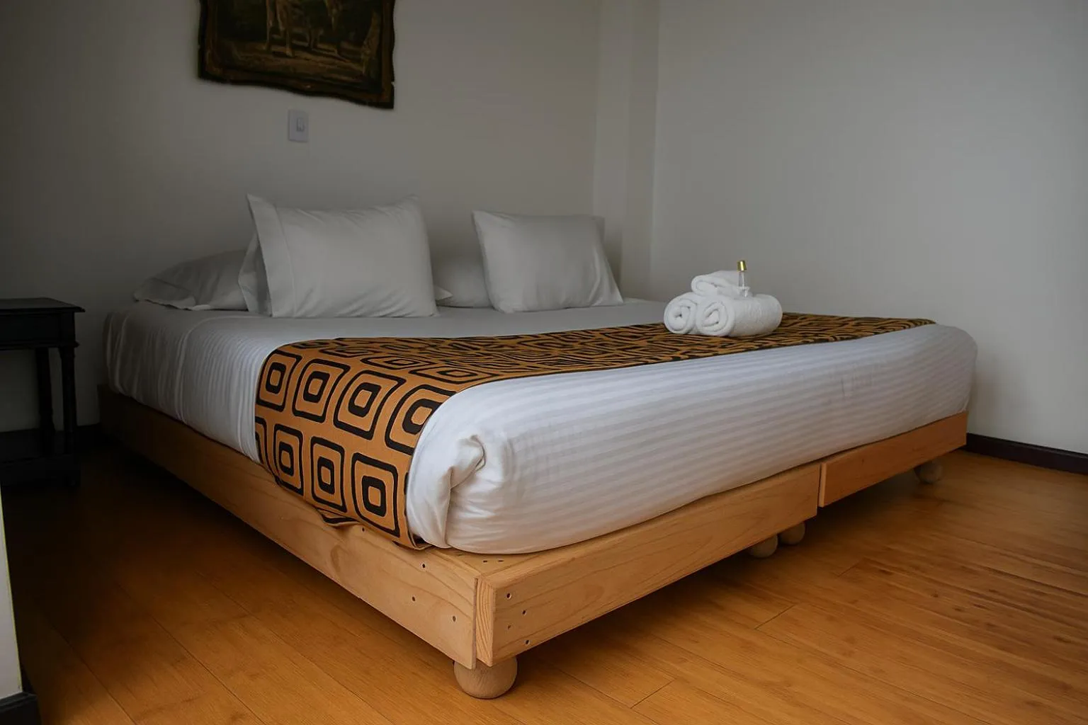 Bed in Mongui Plaza Hotel