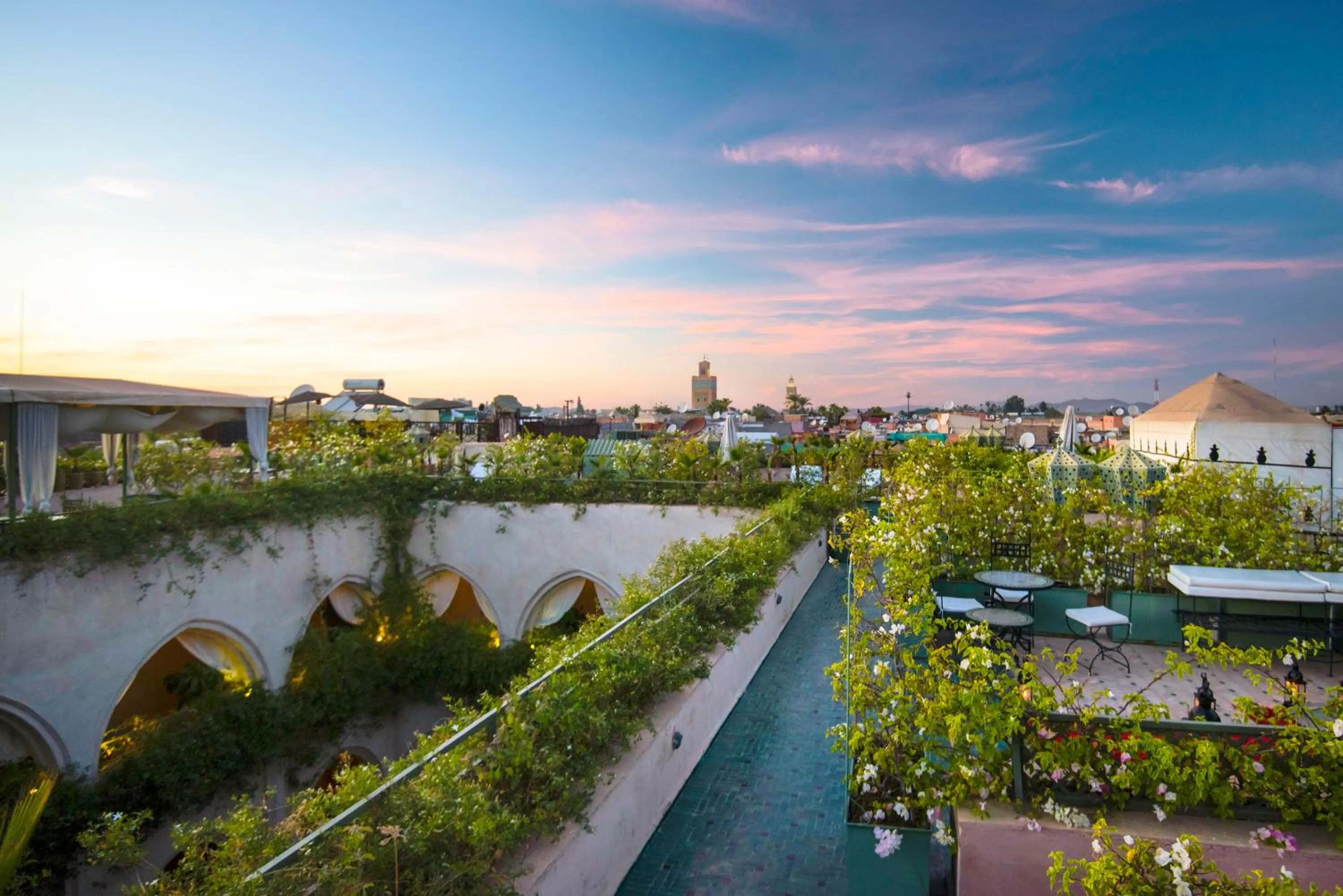 Natural landscape in Almaha Marrakech Restaurant & SPA