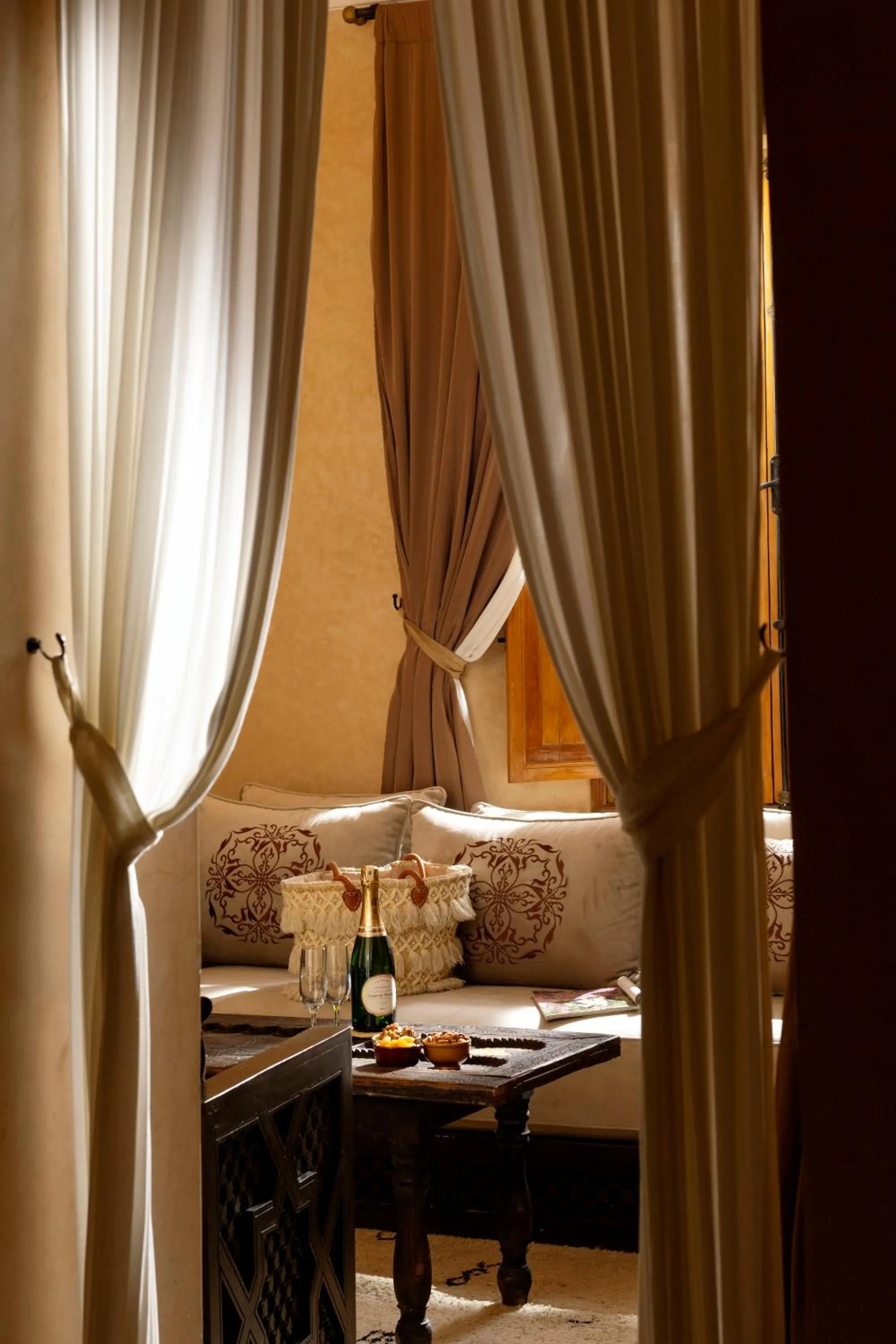 Living room in Almaha Marrakech Restaurant & SPA