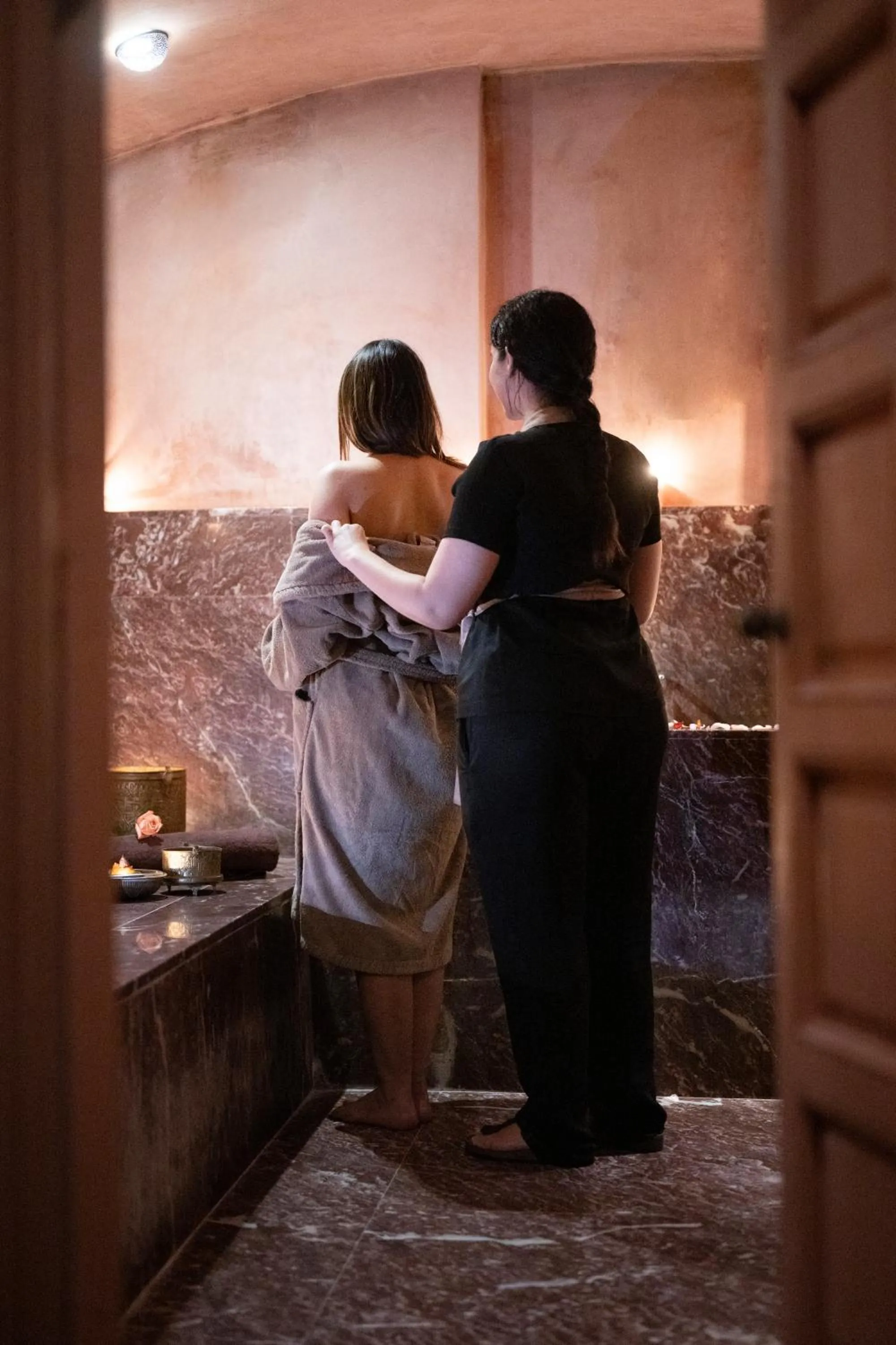 Steam room in Almaha Marrakech Restaurant & SPA