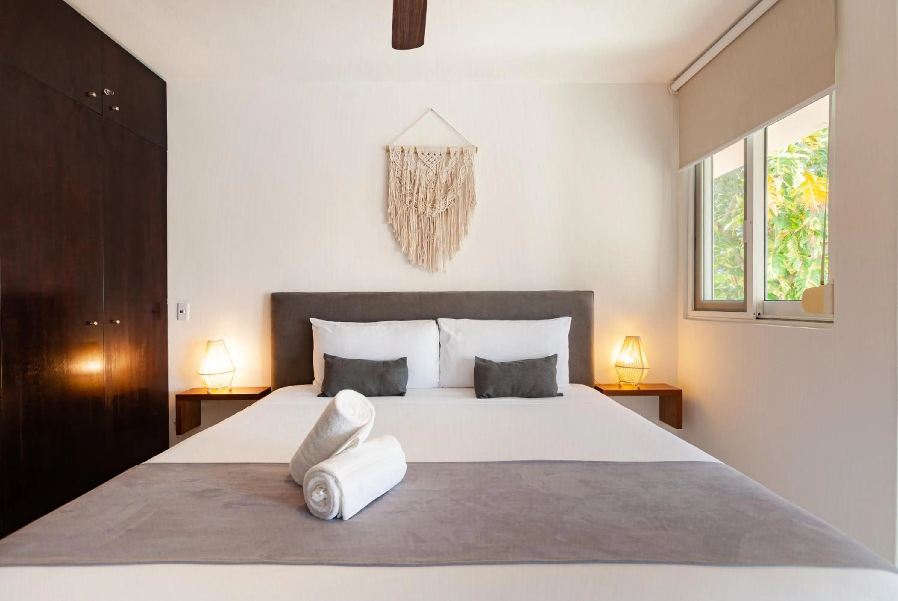 towels, Bed in Via Tendenza Condos