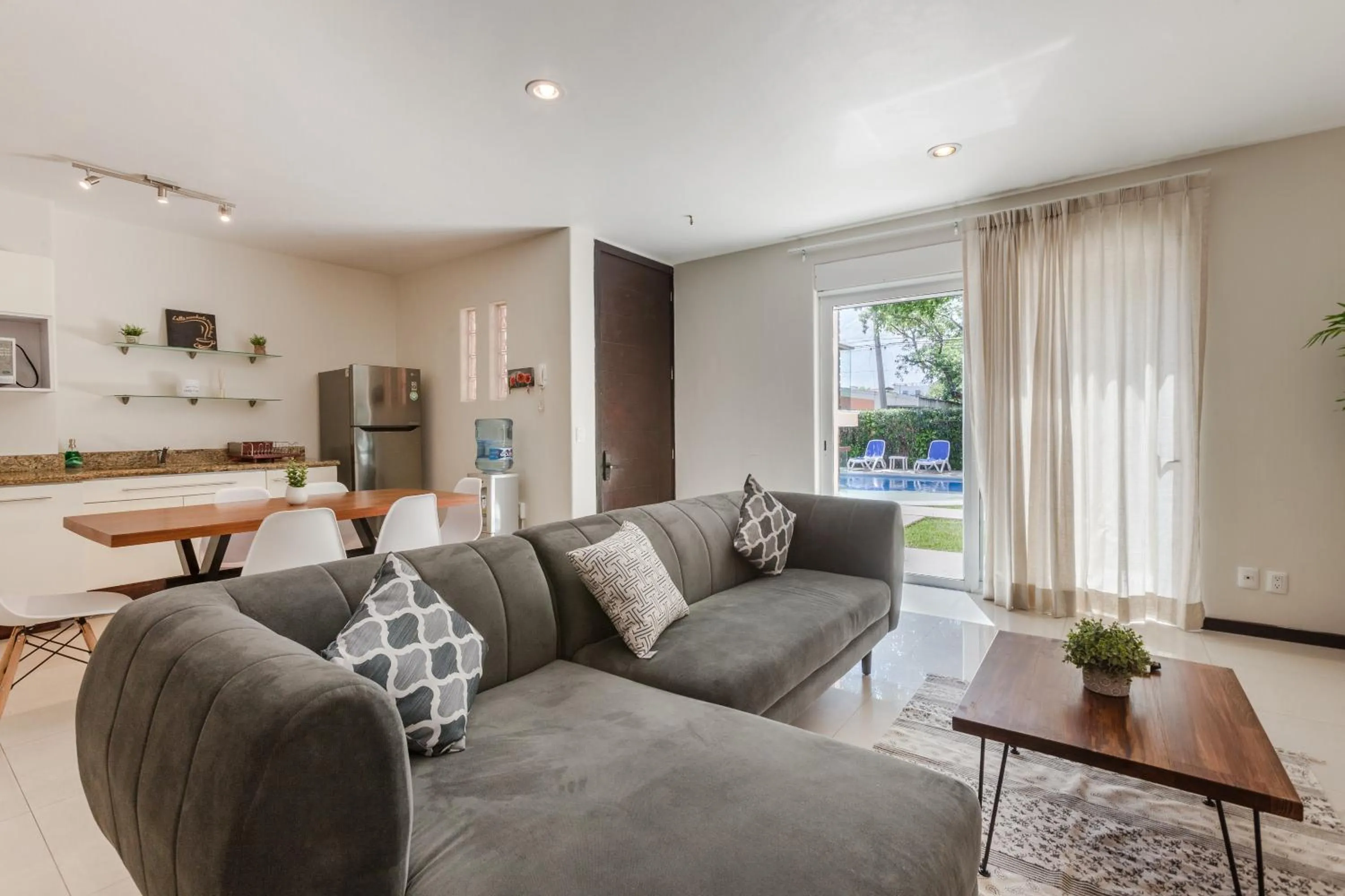 Living room in Via Tendenza Condos