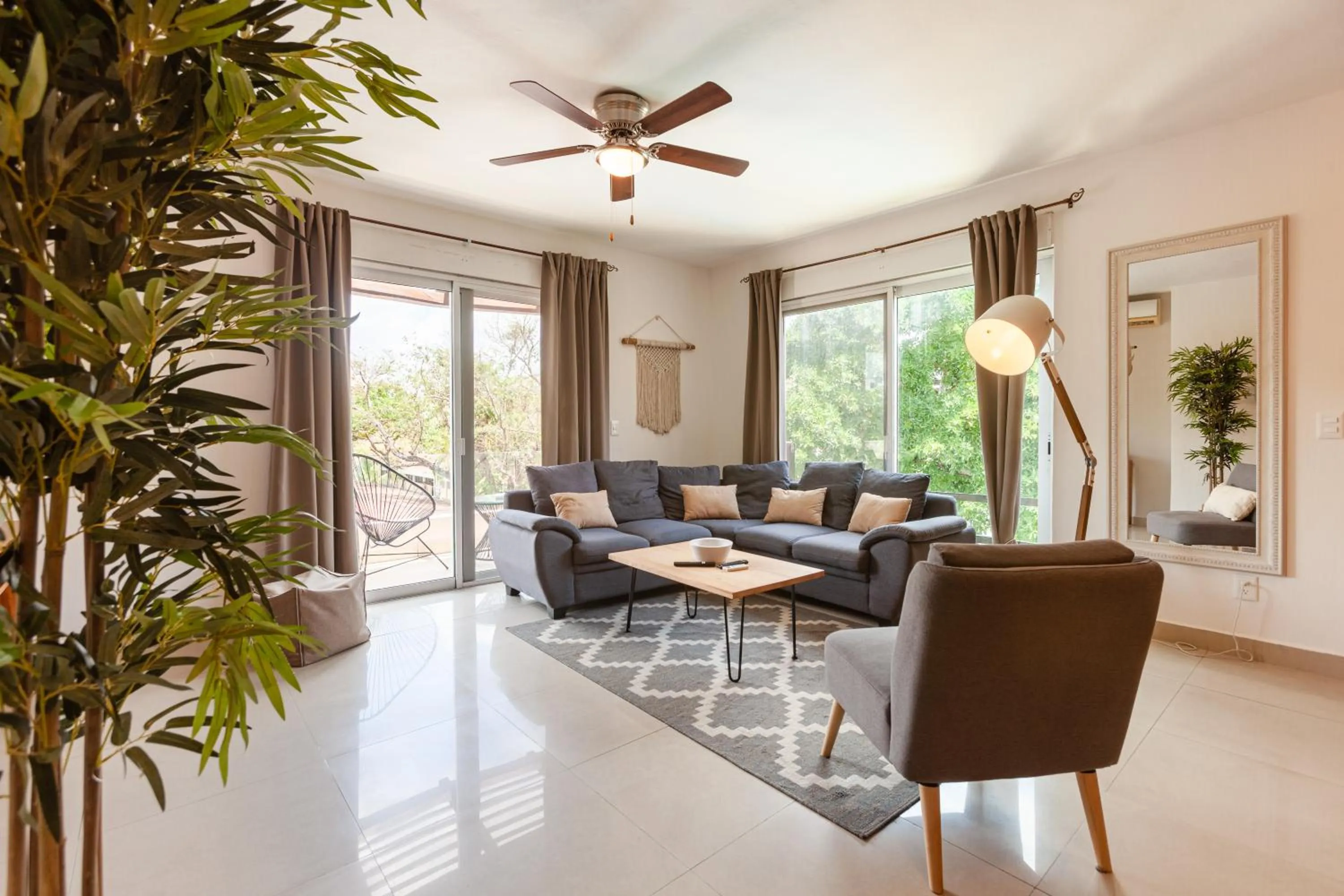 Living room in Via Tendenza Condos
